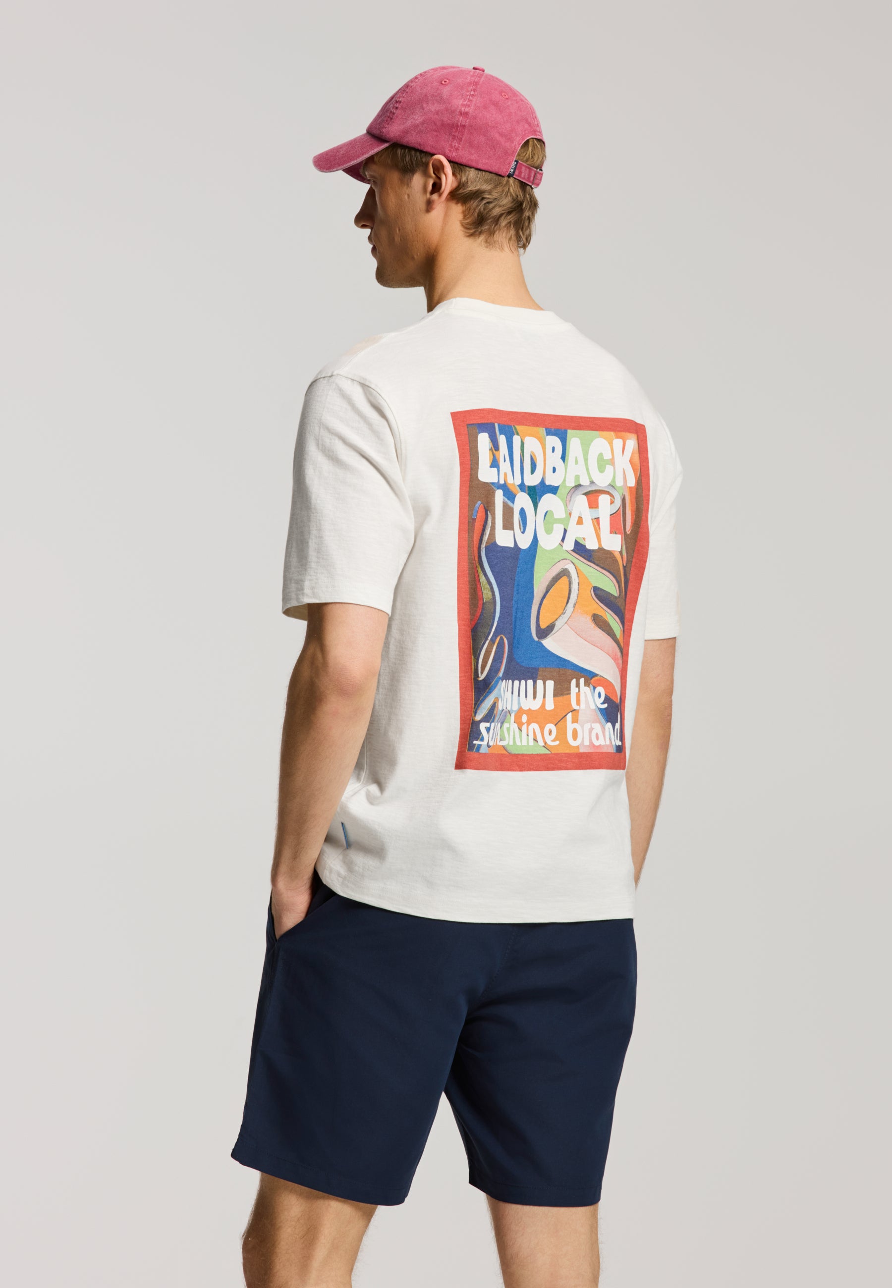 FINN relaxed fit laidback local t-shirt | white - Shiwi
