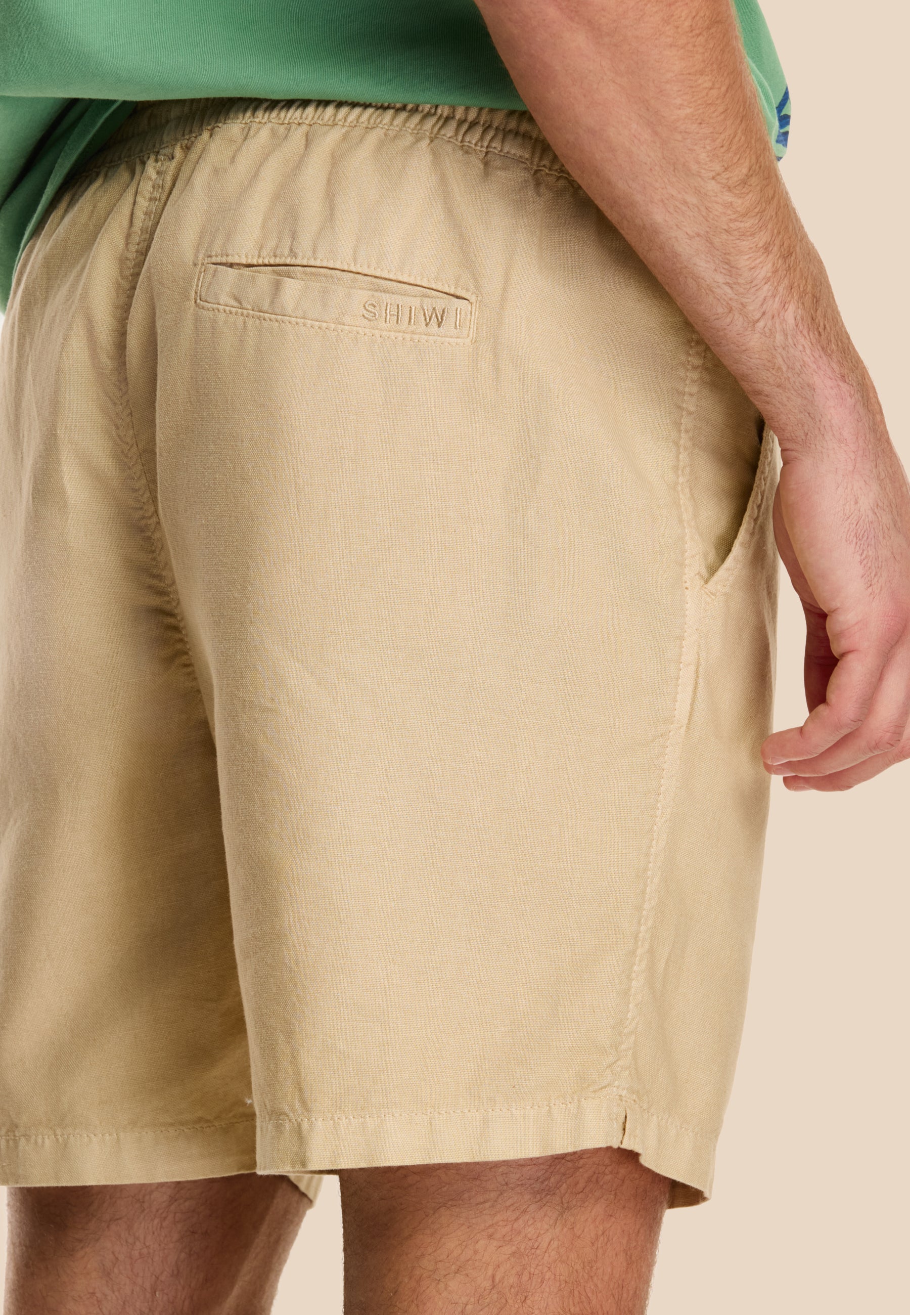 LEWIS linen shorts | beige