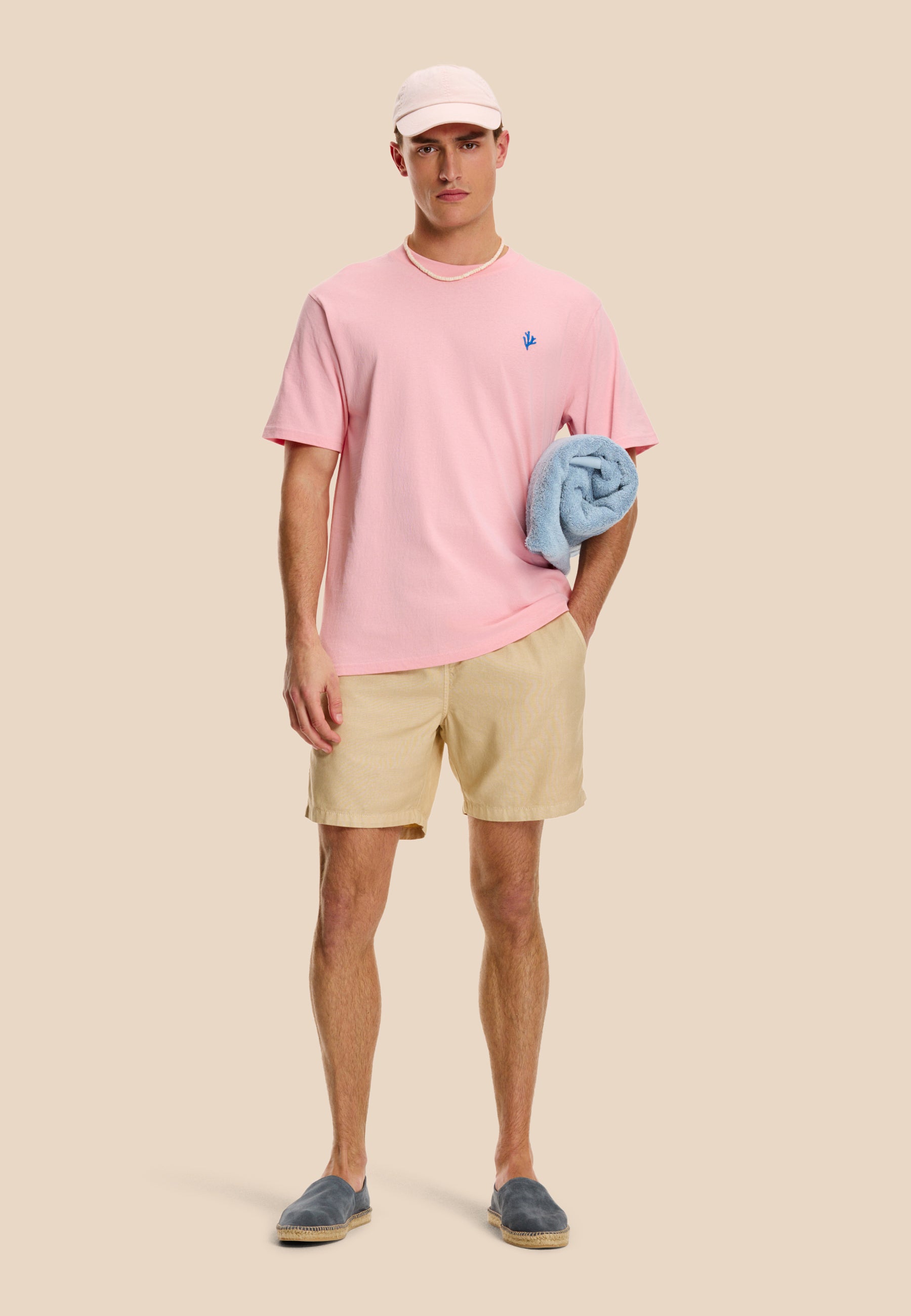 LEWIS linen shorts | beige