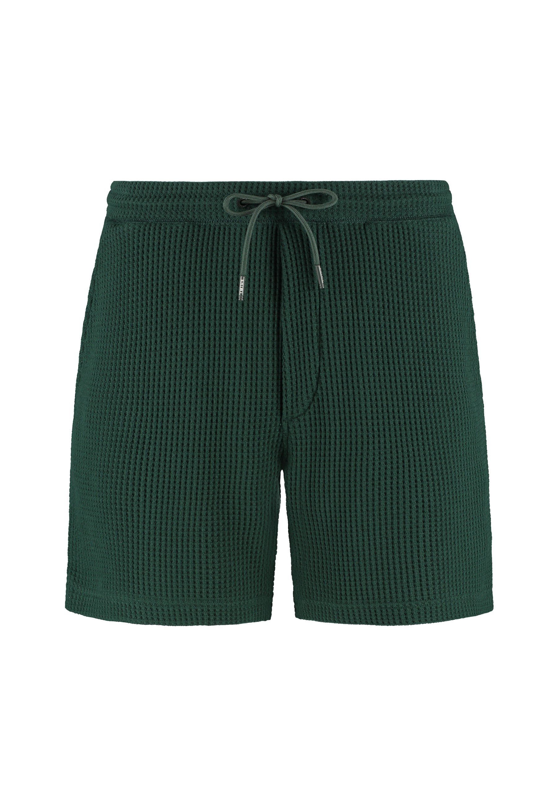 OSCAR waffle structure shorts | green leaf