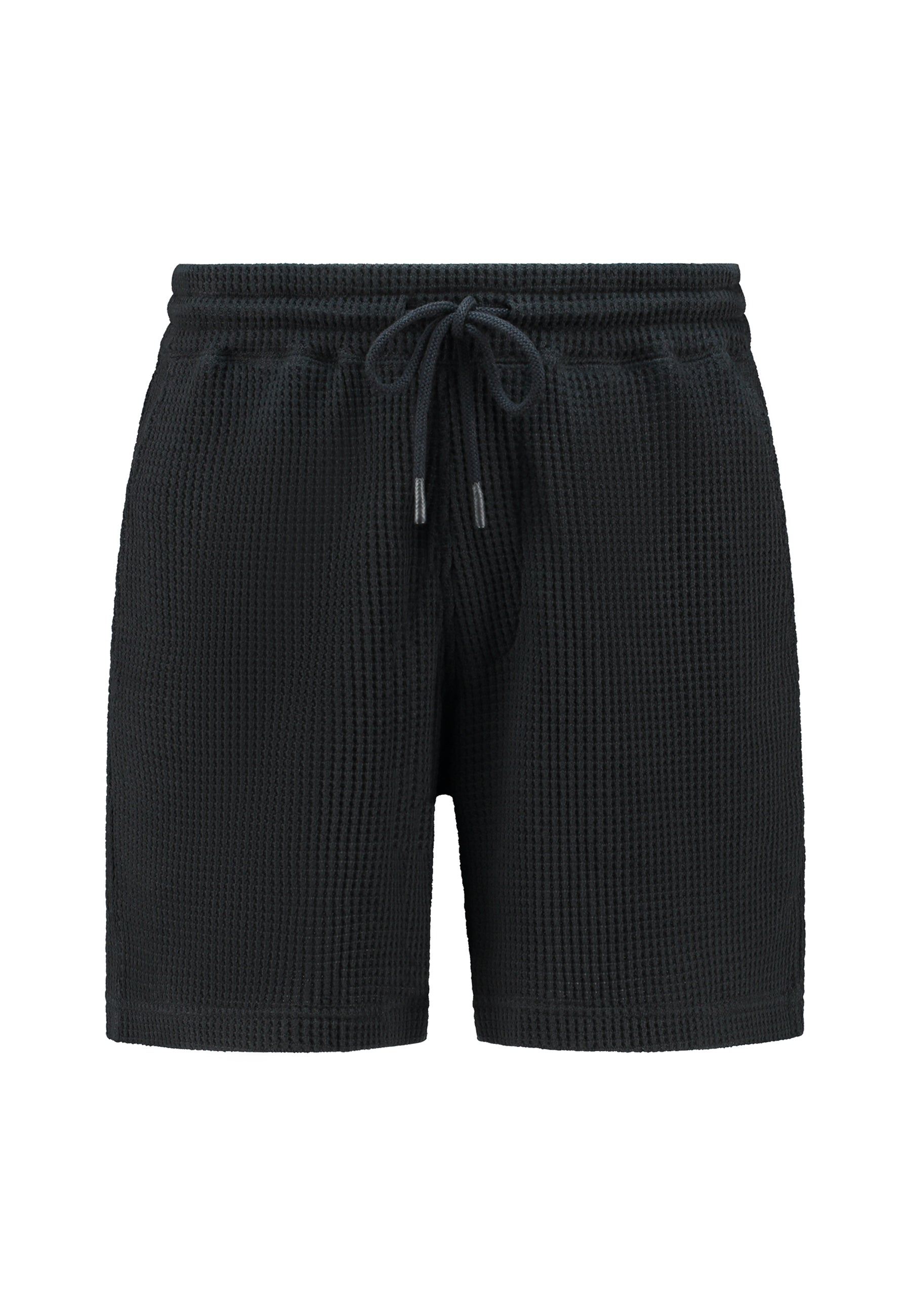 OSCAR waffle structure shorts | black