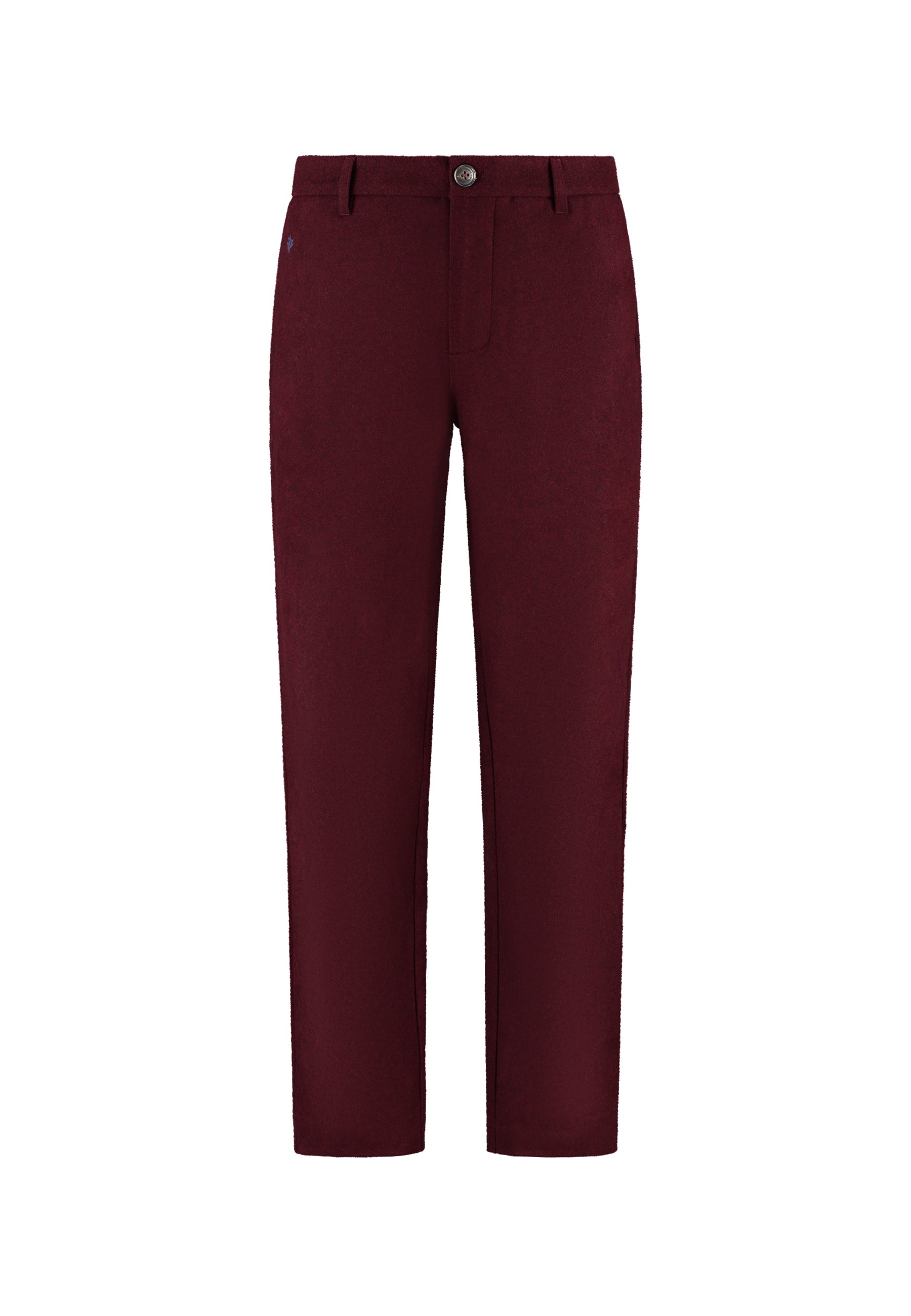 FORD wool blend straight fit trousers | red earth