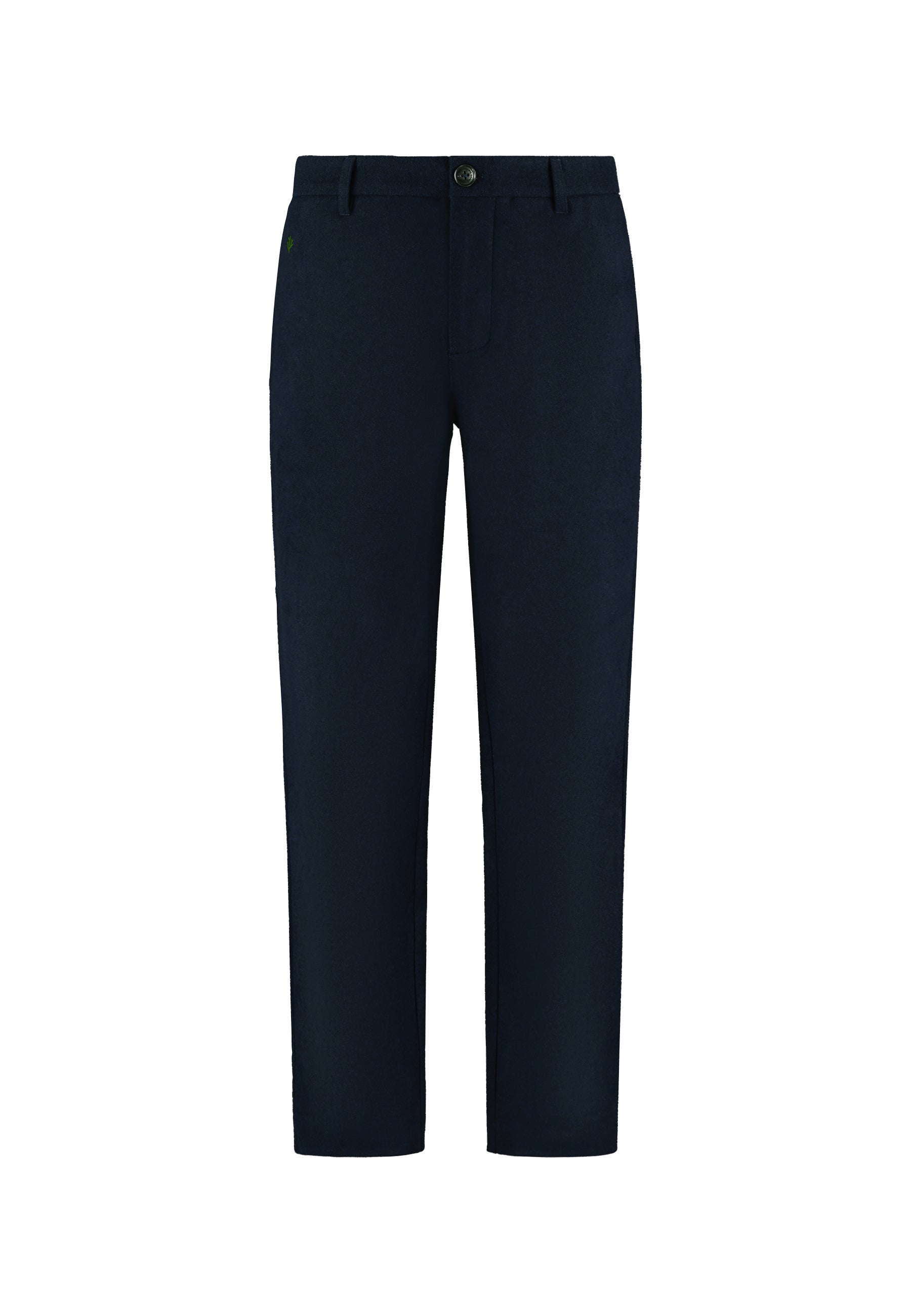 FORD wool blend straight fit trousers | blue dark navy