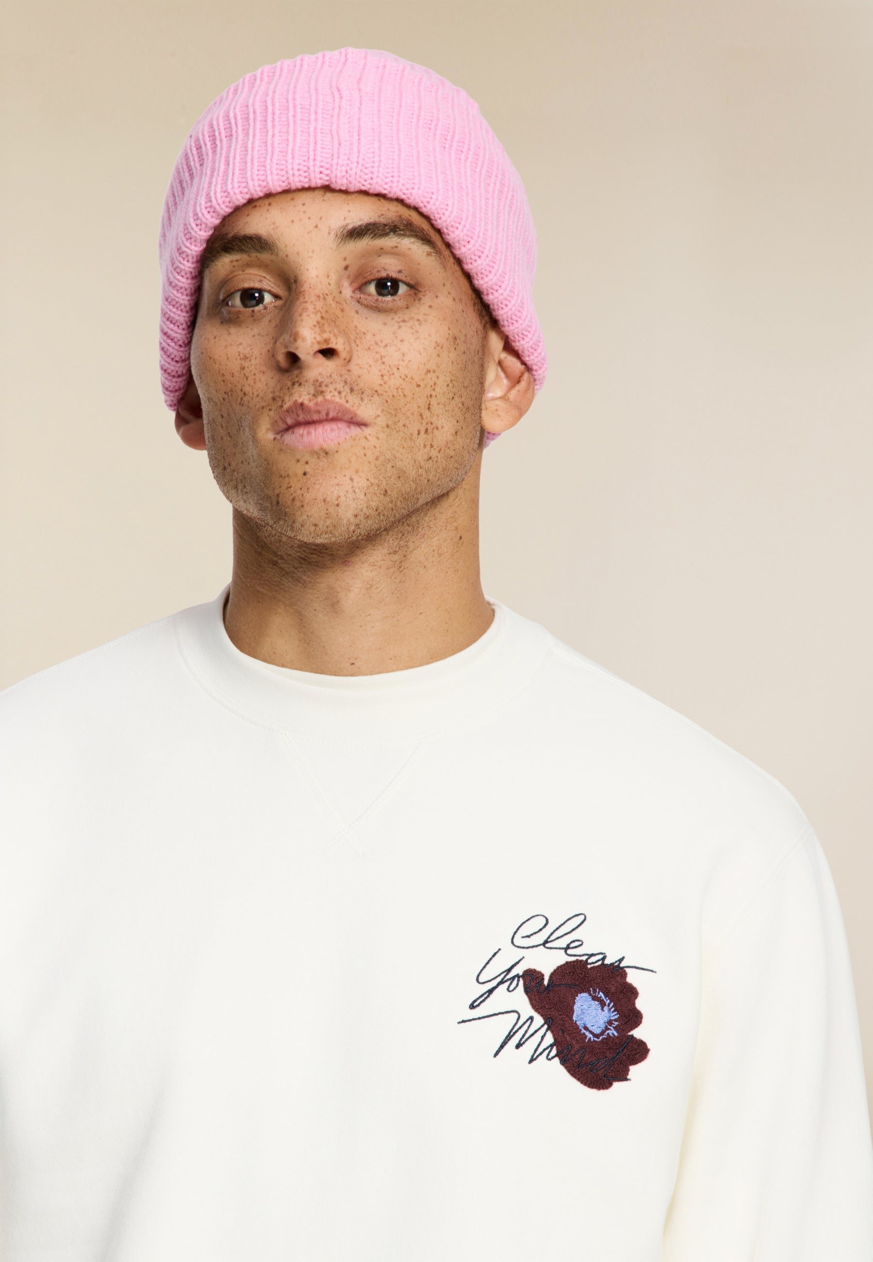 DAN regular fit shiwi unwind sweater | white