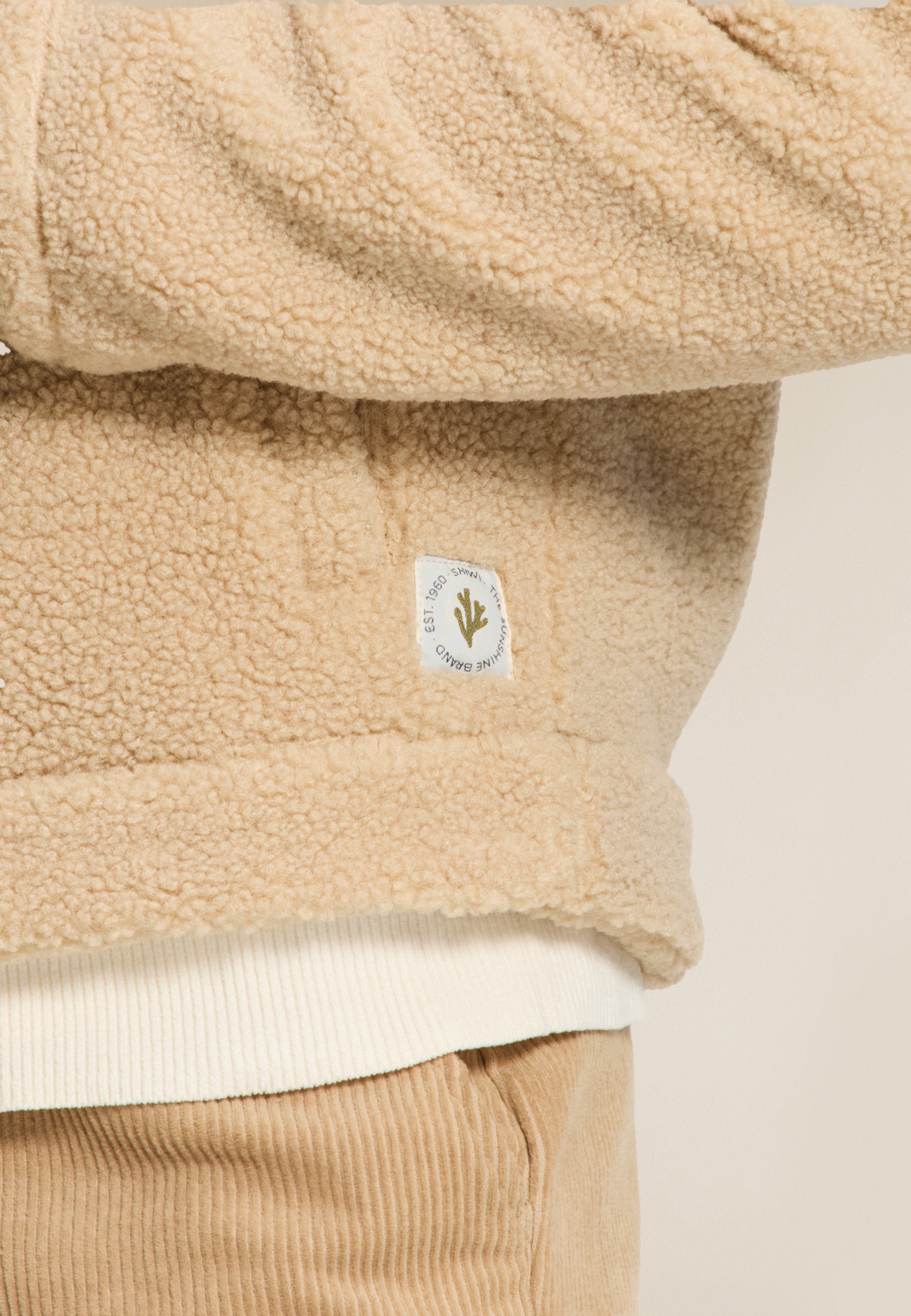 SYD teddy jacket | beige