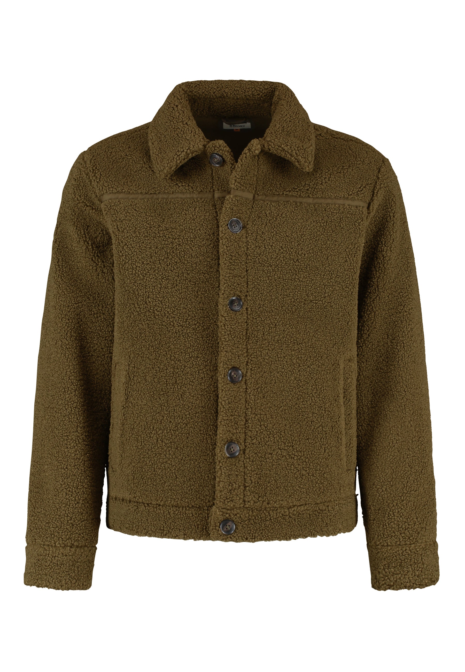 SYD teddy jacket | green olive