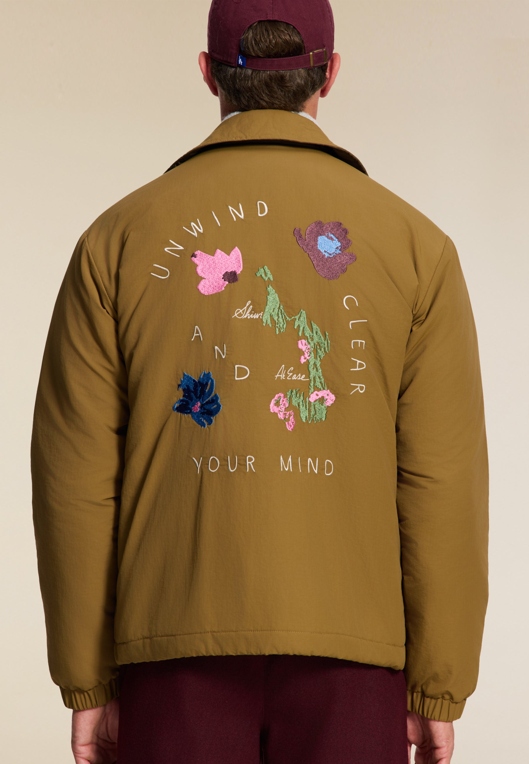 OTIS padded jacket shiwi unwind | brown hazelnut