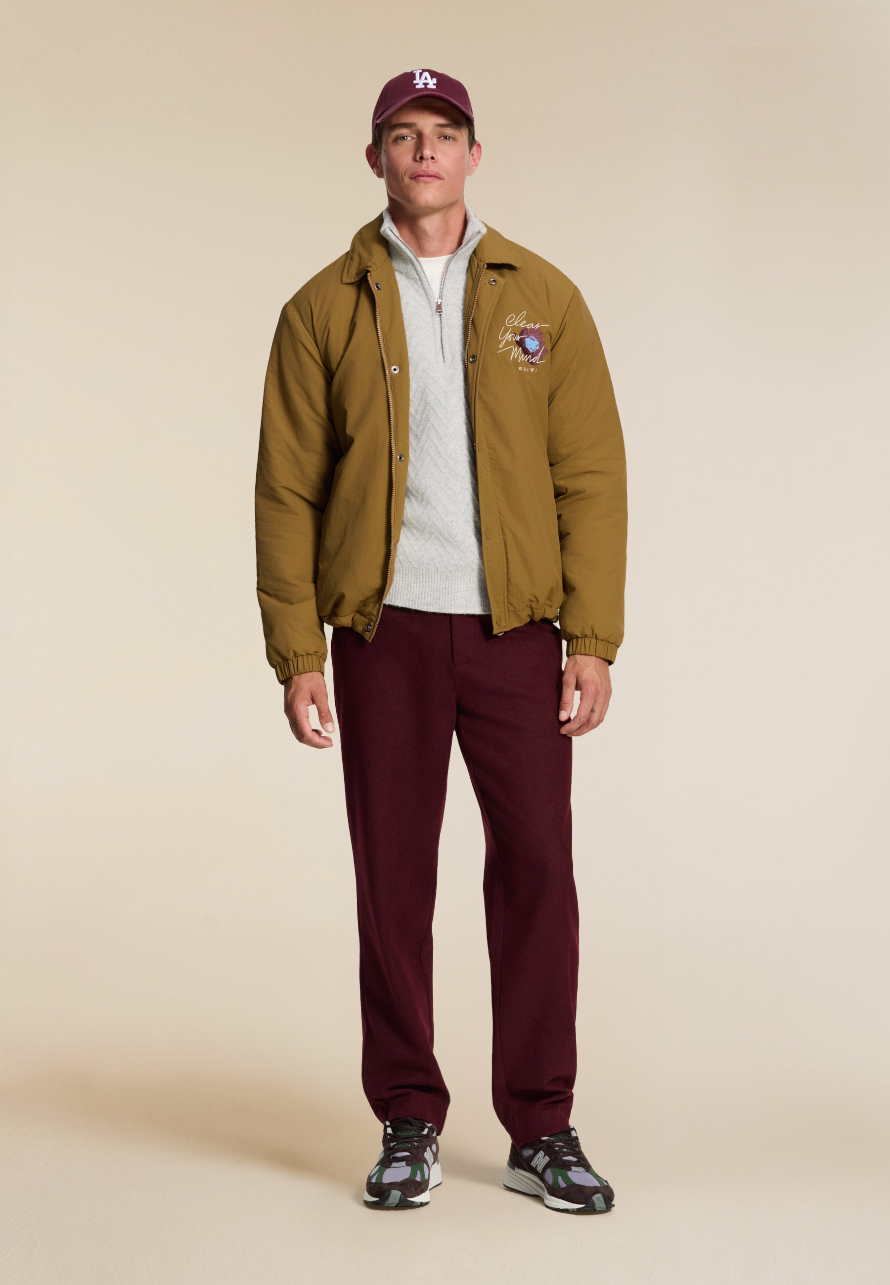 OTIS padded jacket shiwi unwind | brown hazelnut