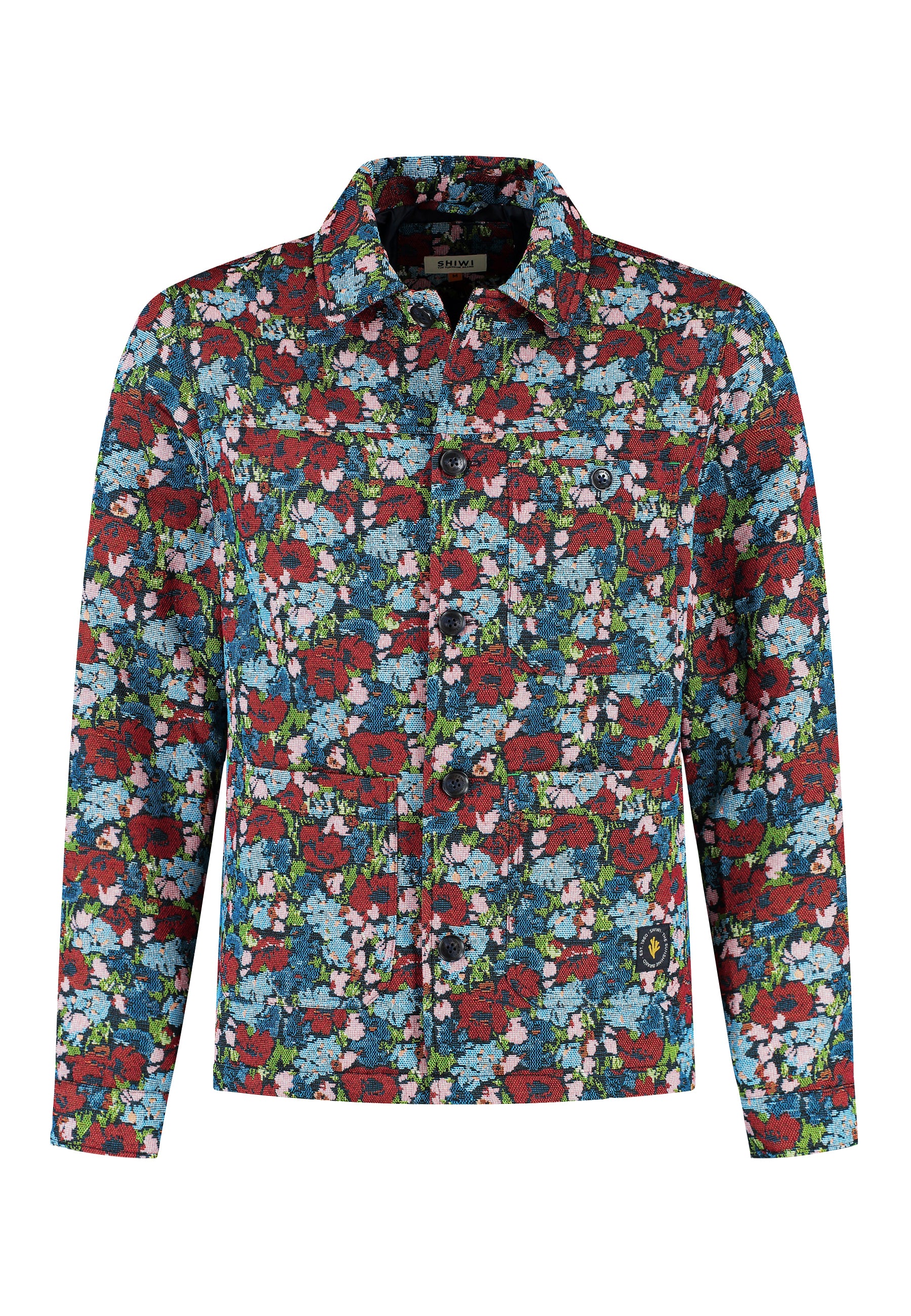 IAN floral field jacket | dark navy