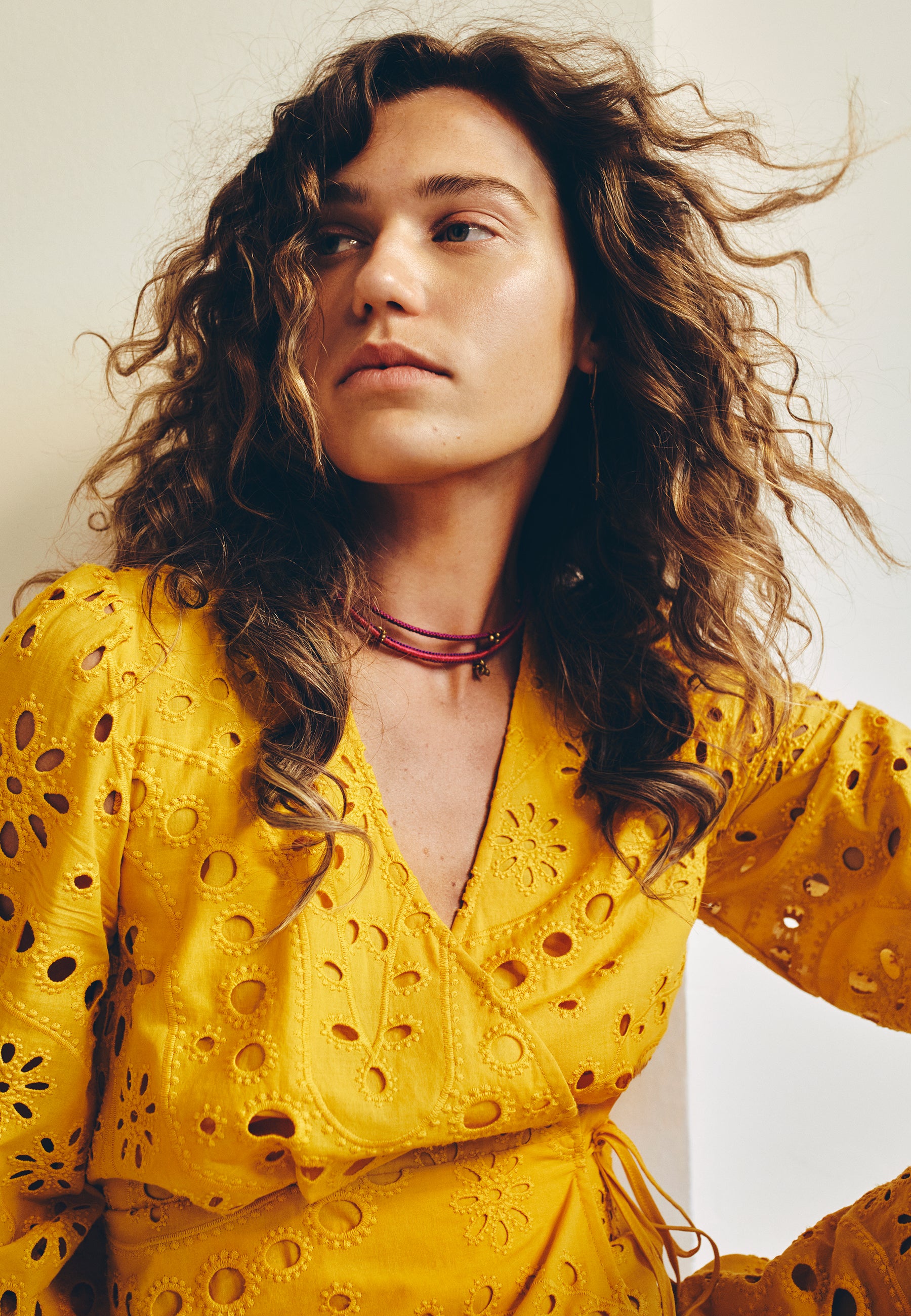 JOELLE dress paisley broderie