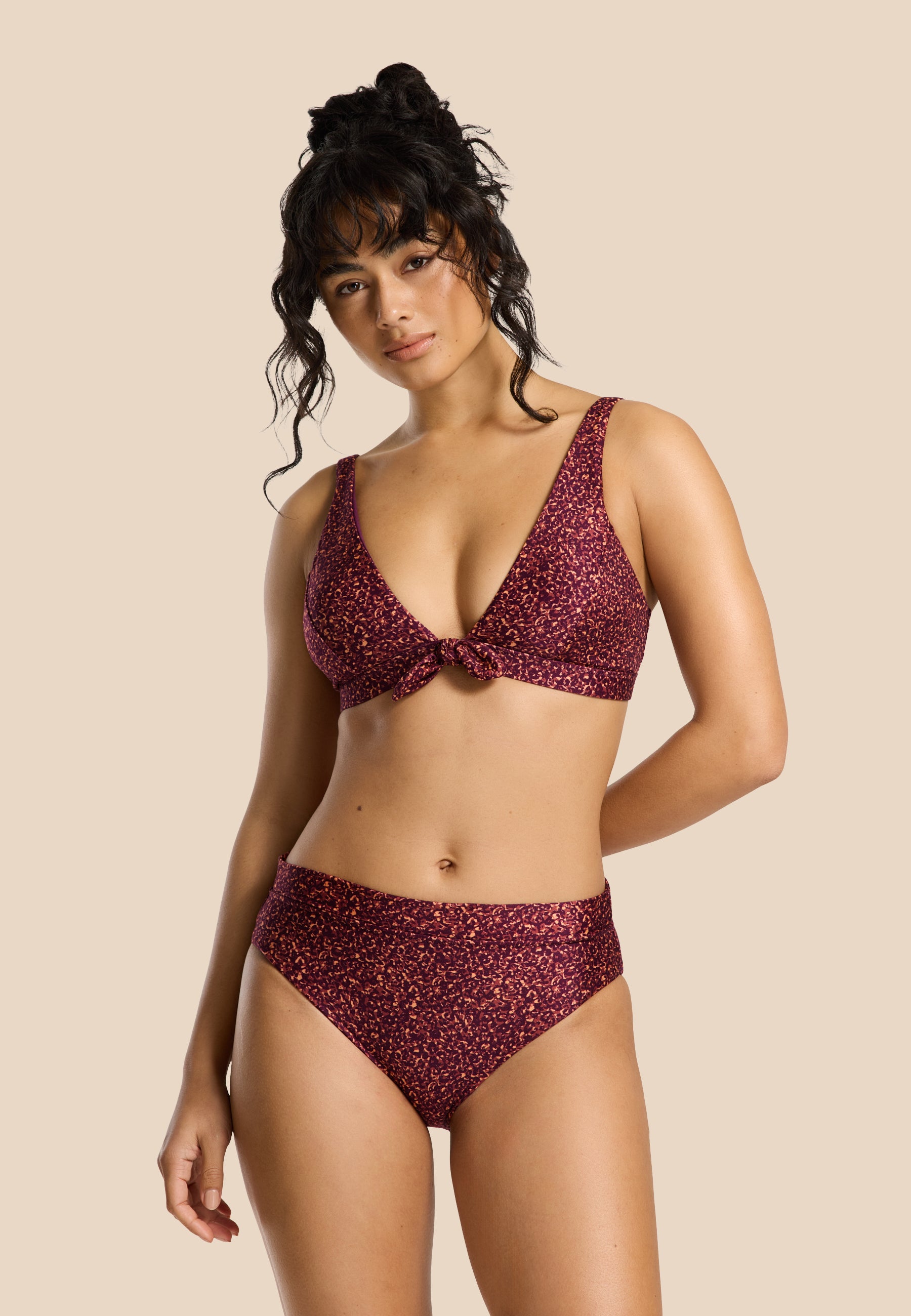 TEDDY bikini set leopard | purple
