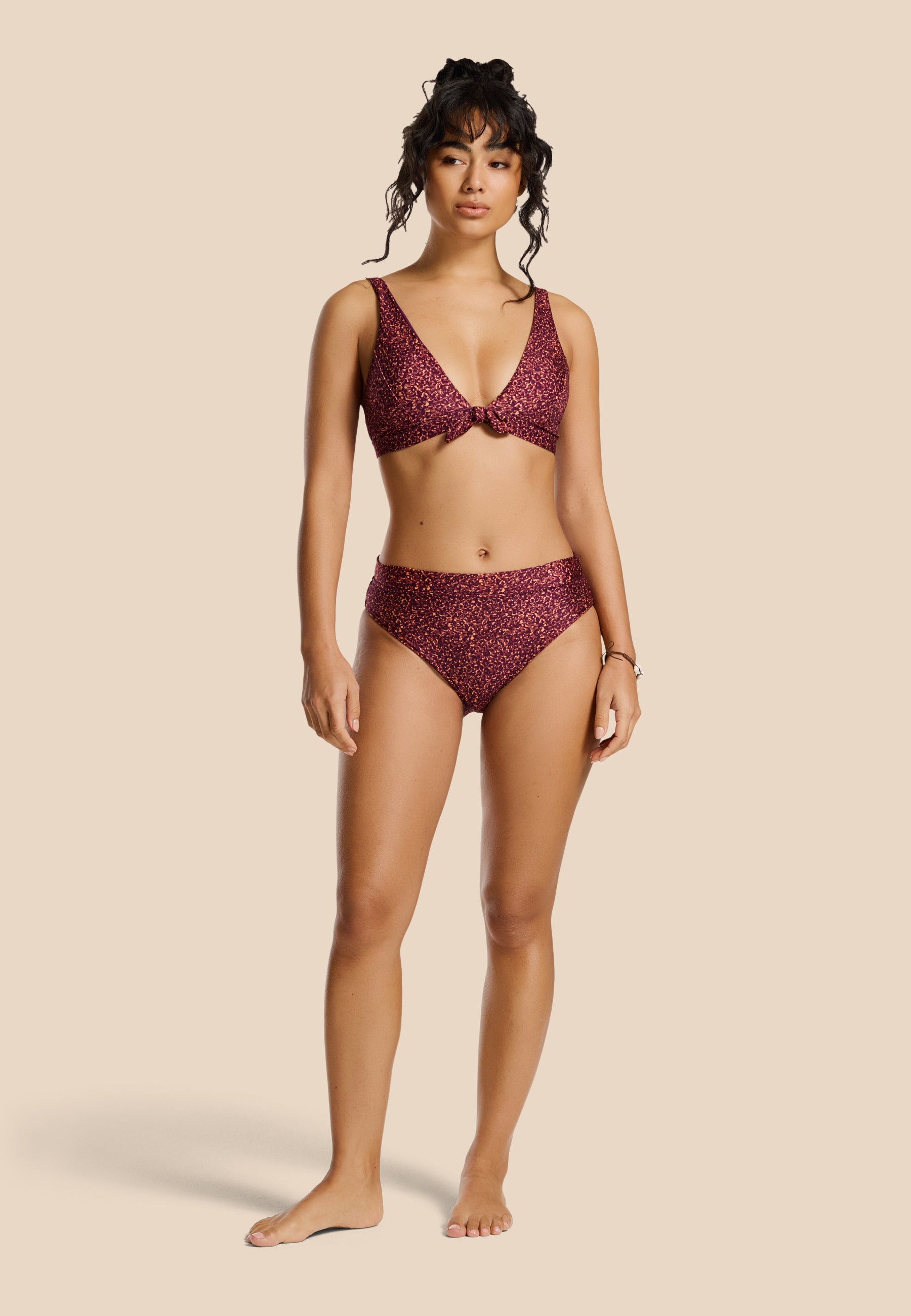 TEDDY bikini set leopard | purple