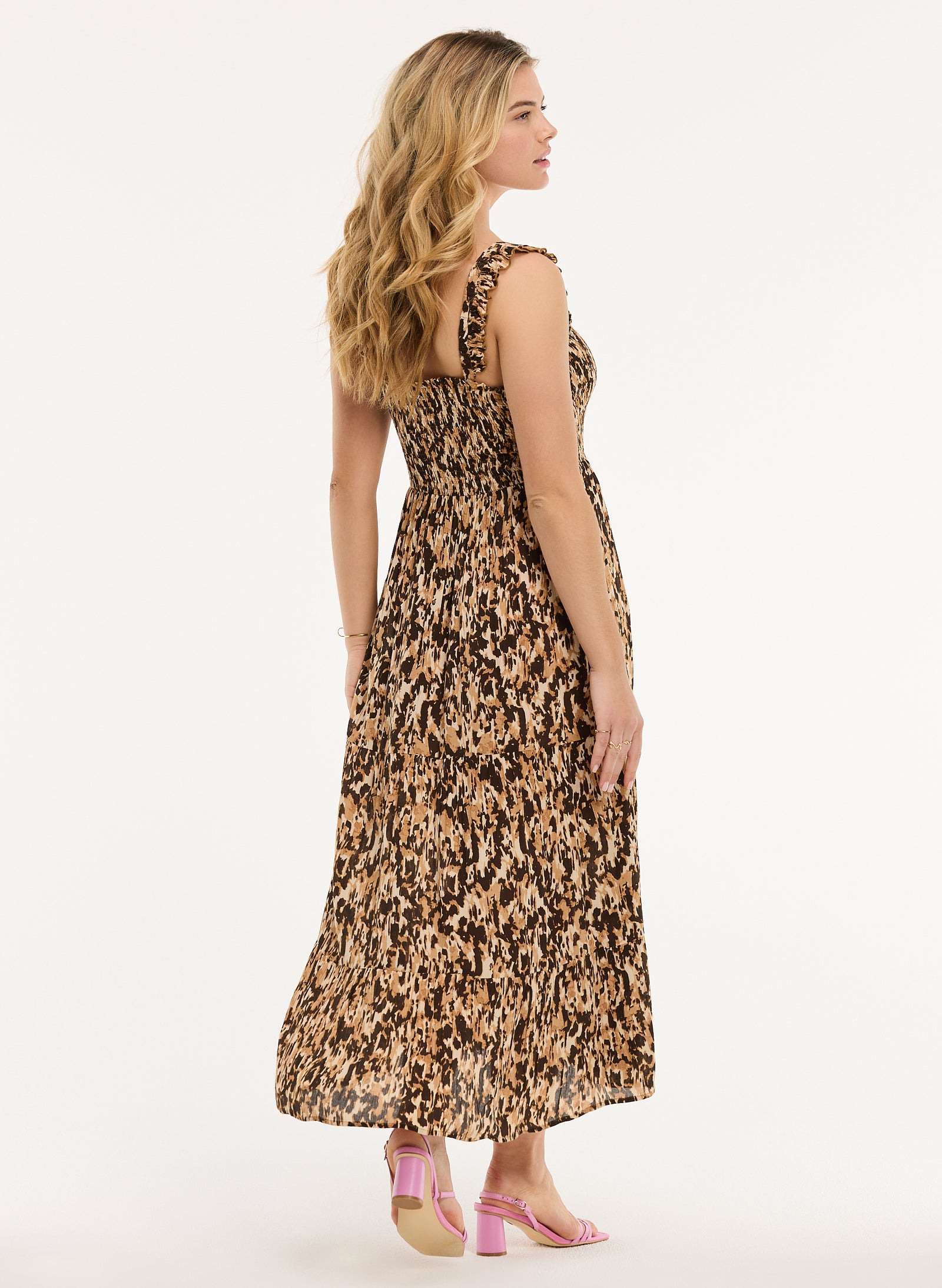 Ladies SEYCHELLES dress faded leopard