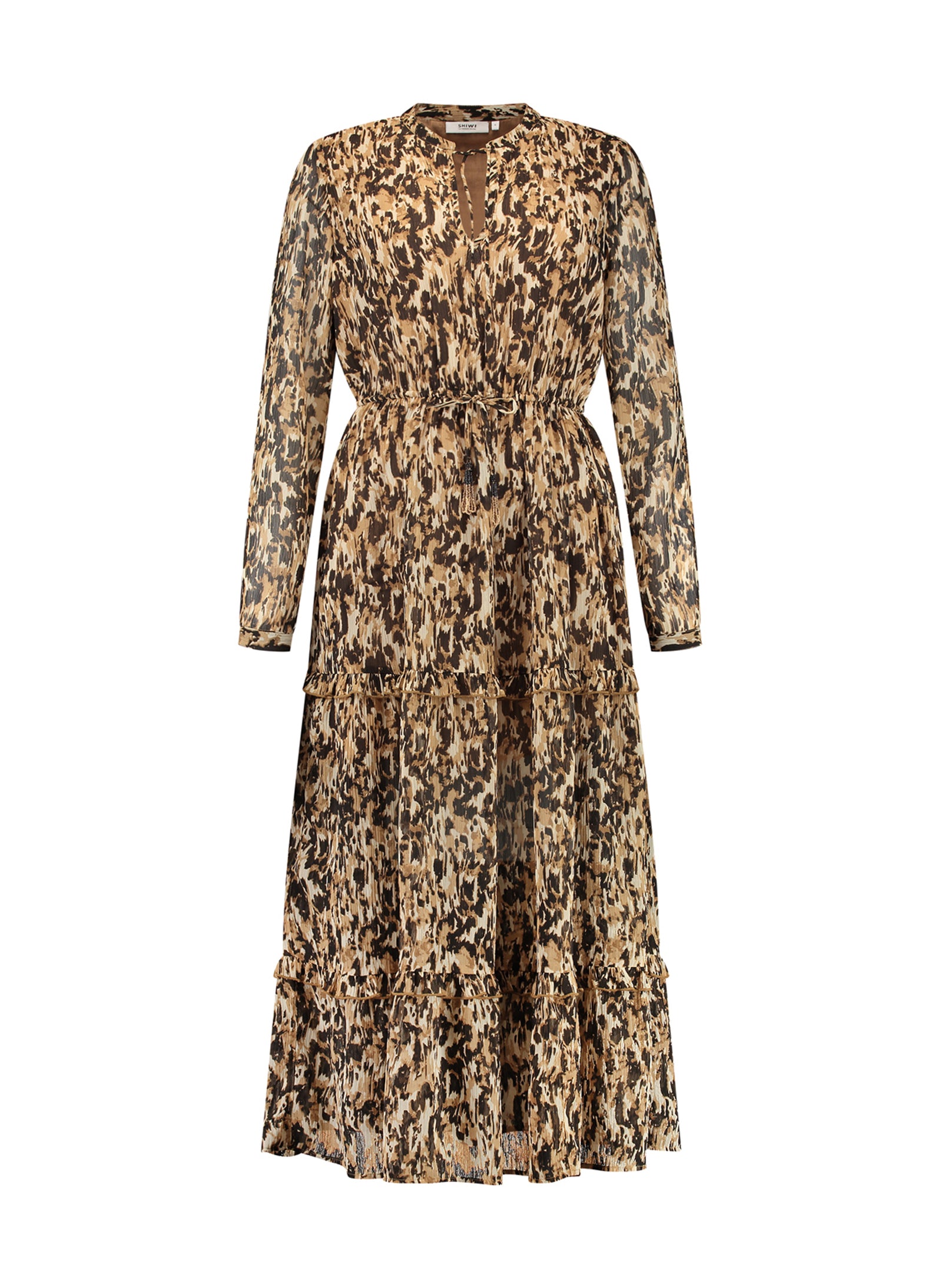 Ladies JADE dress faded leopard