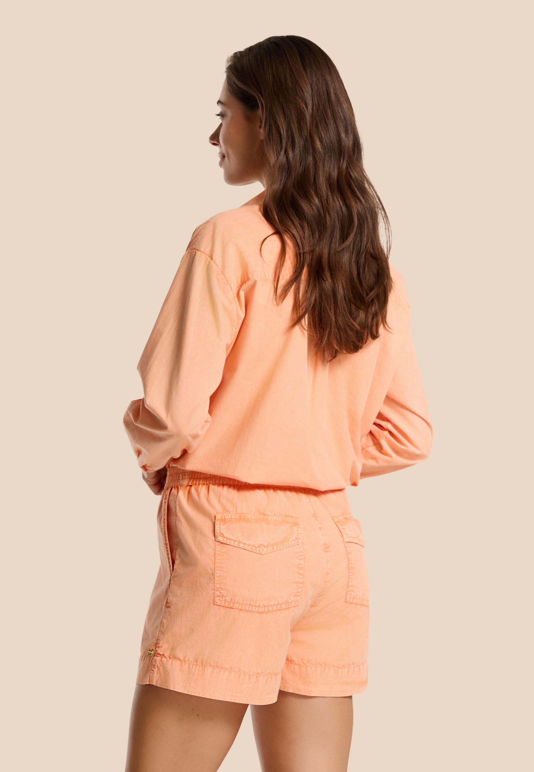 EVIE blouse | orange peach