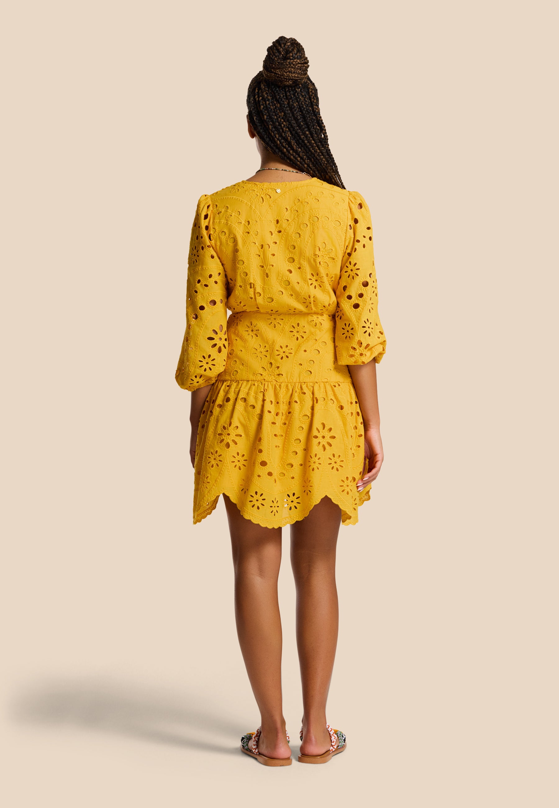 JOELLE dress paisley broderie