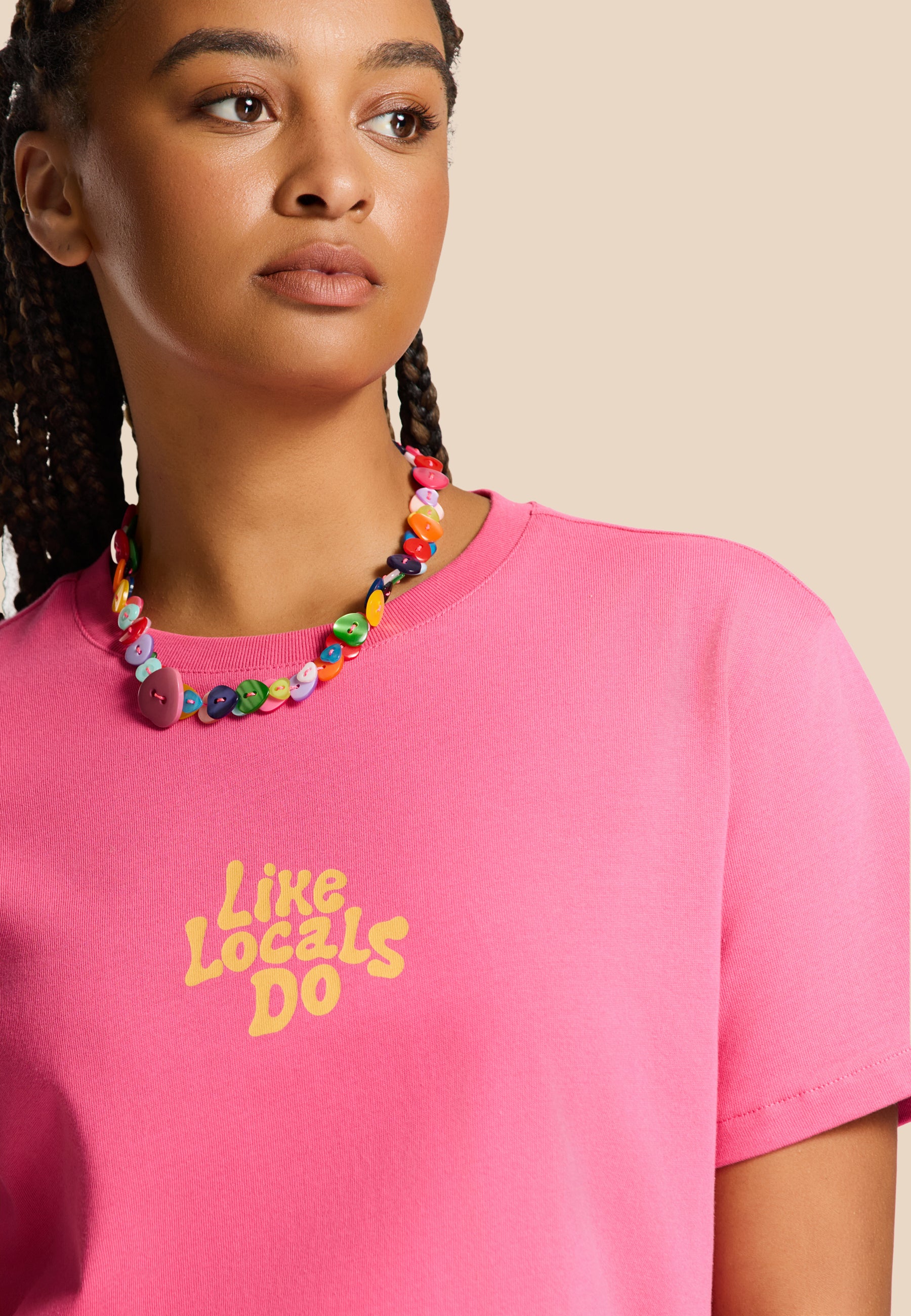NOA like locals do T-shirt | pink