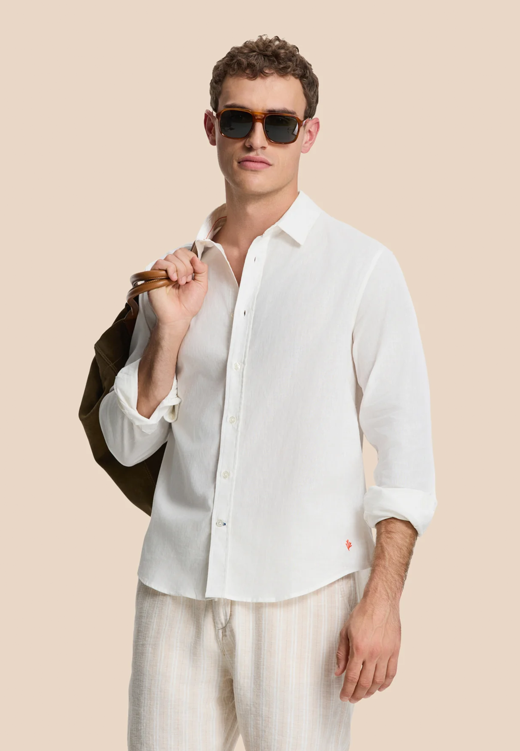RICK overhemd effen | white