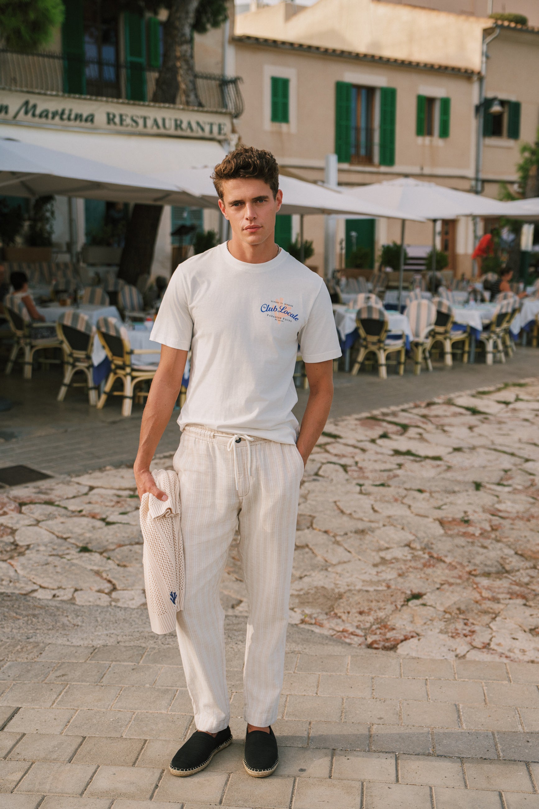 LIAM regular t-shirt paradise | white