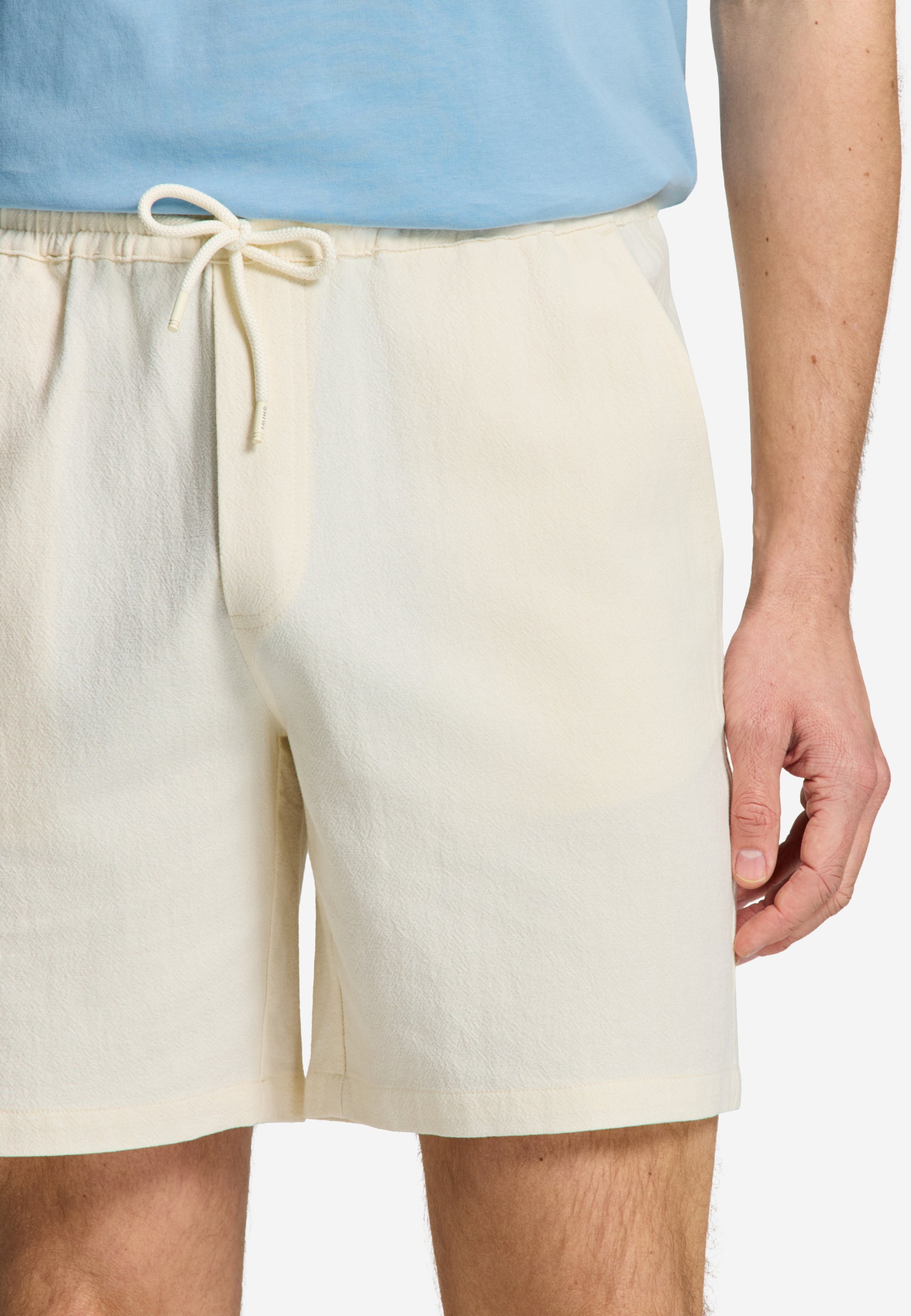 JOSH shorts crepe structure | white