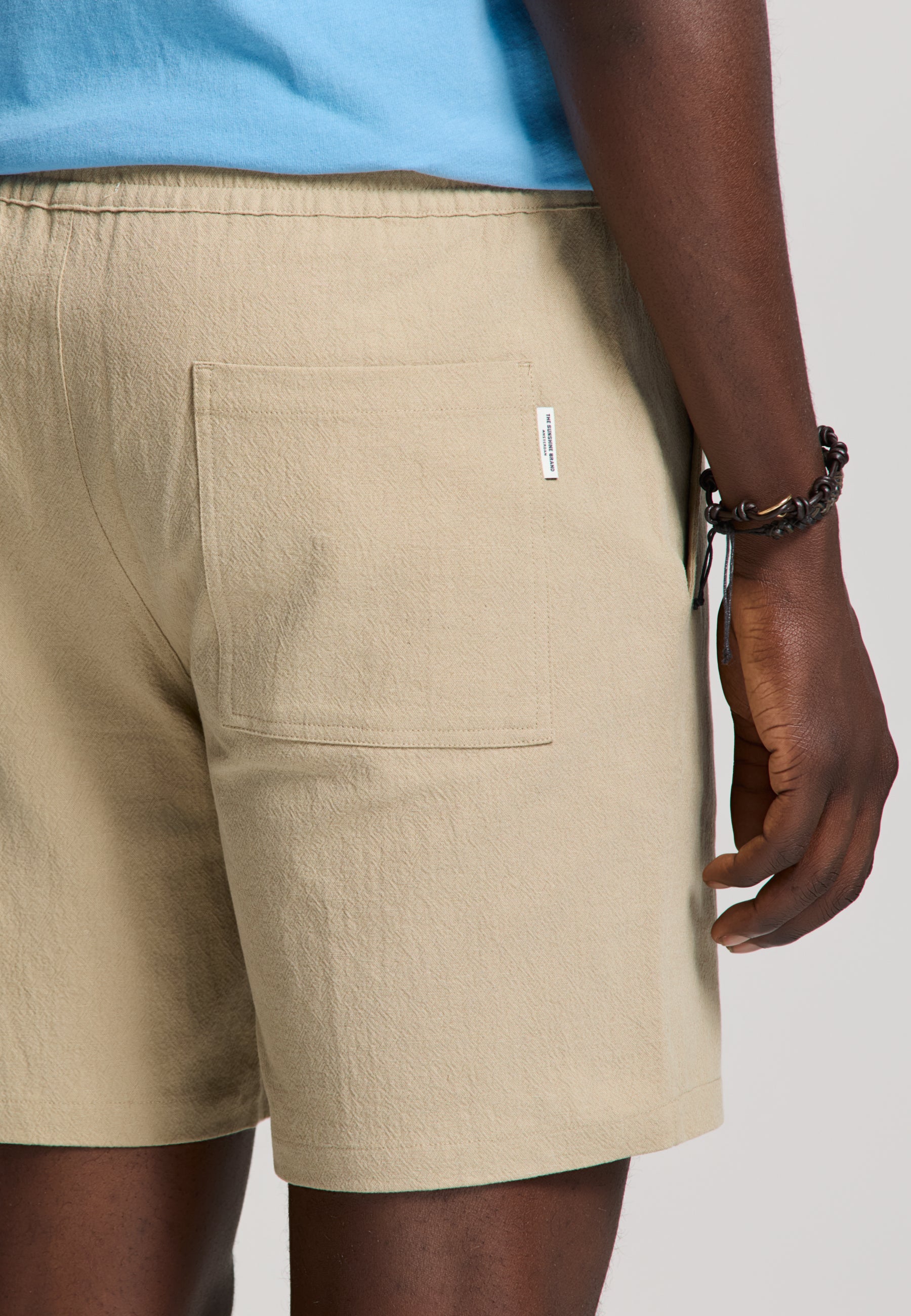 JOSH shorts crepe structure | beige rock