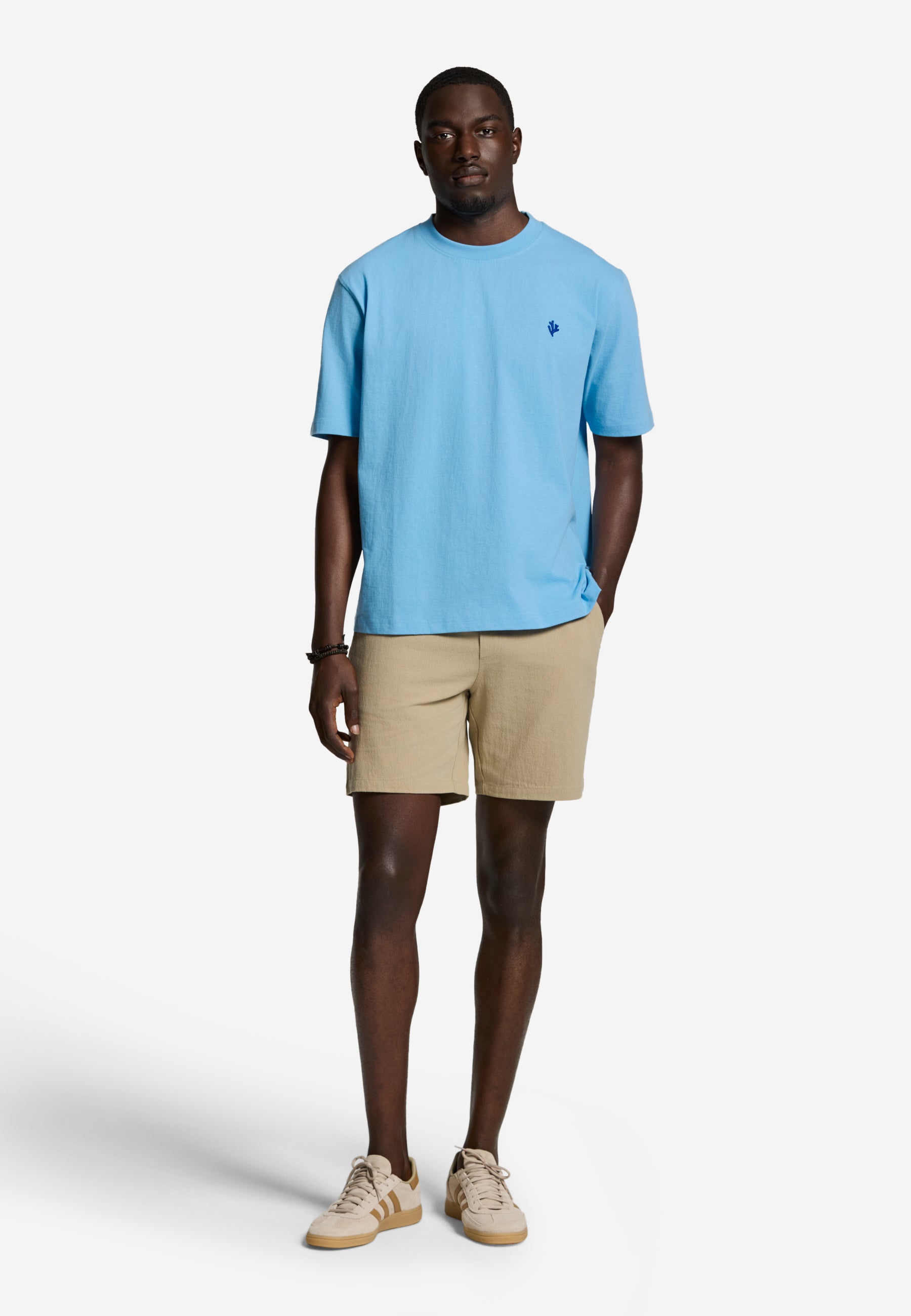 FINN relaxed t-shirt coral logo | blue harbor