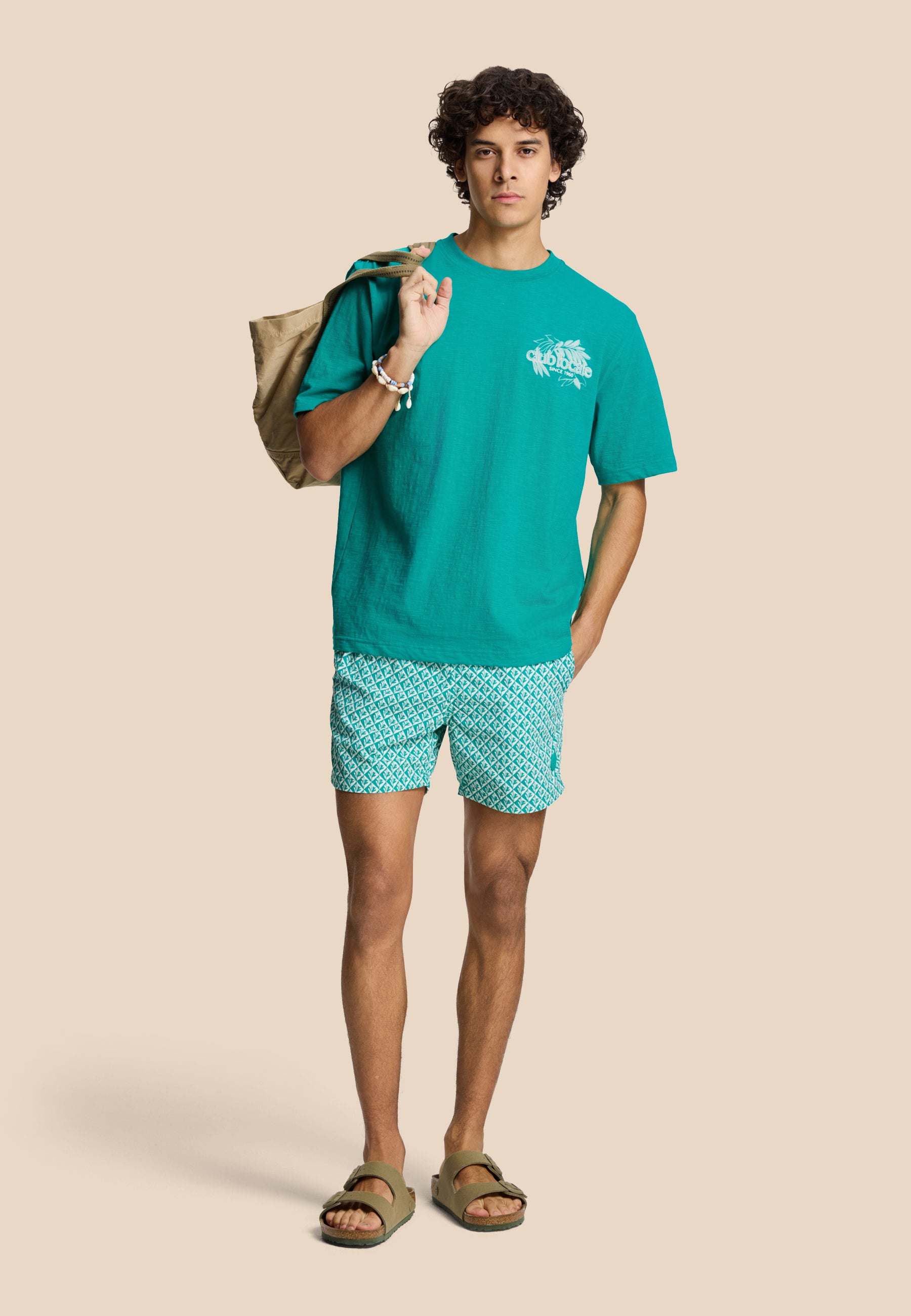FINN relaxed t-shirt club locale | blauw
