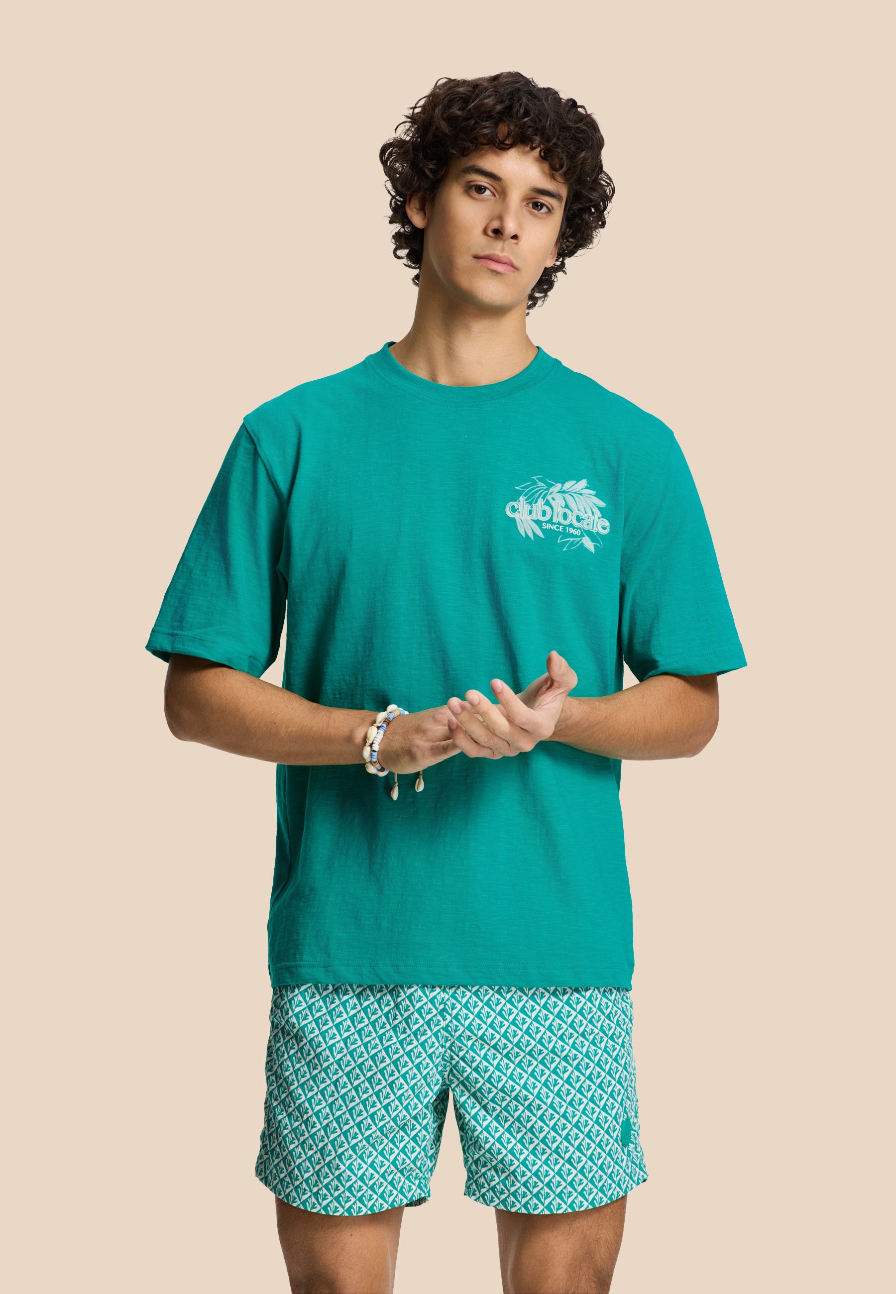 FINN relaxed t-shirt club locale | blauw