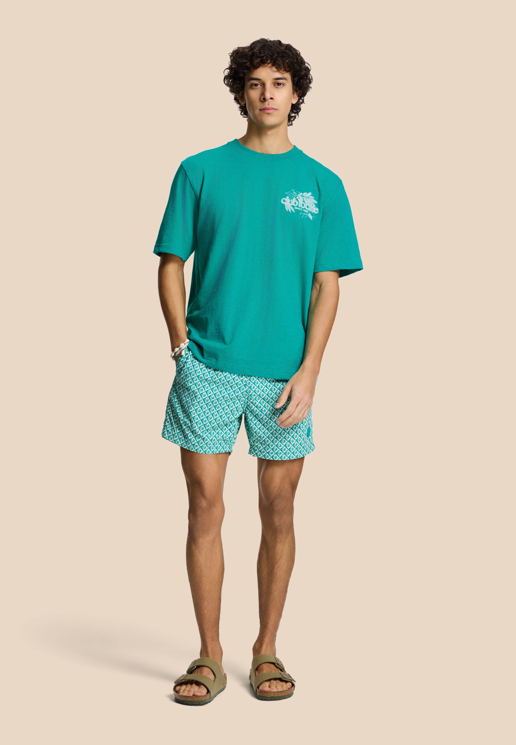 FINN relaxed t-shirt club locale | blauw