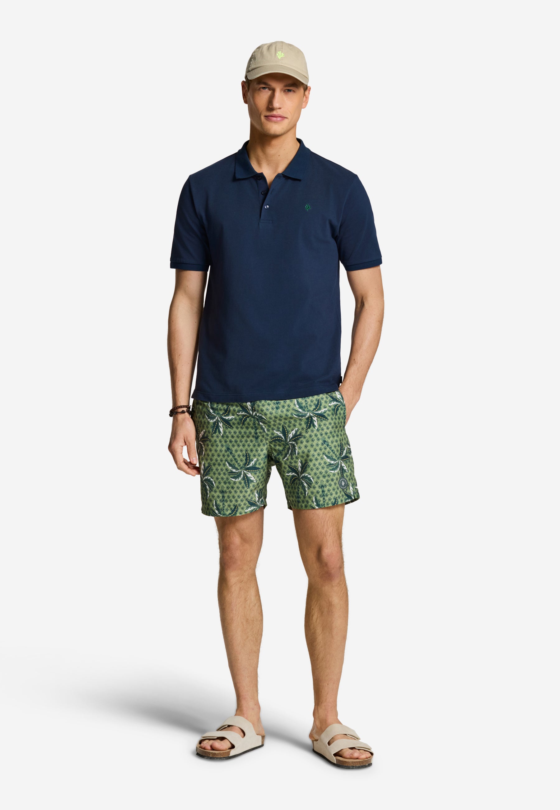 JUSTIN regular polo solid | blue dark navy - Shiwi