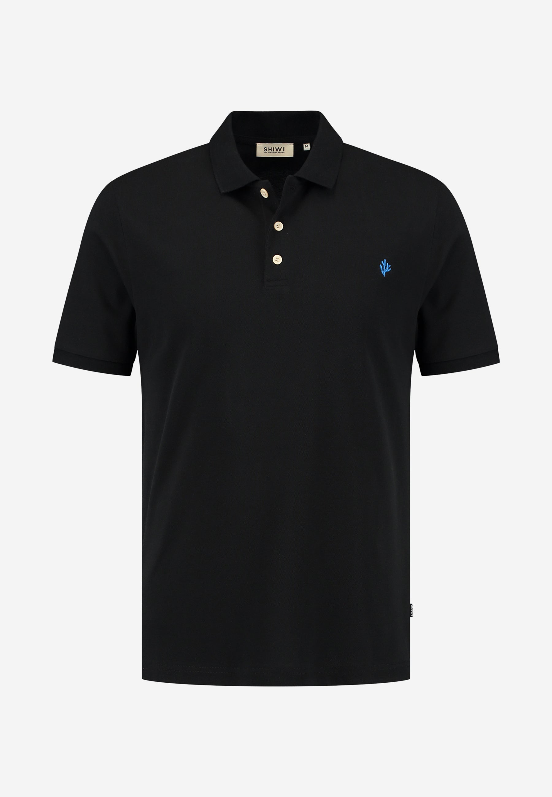 JUSTIN regular polo solid | black - Shiwi