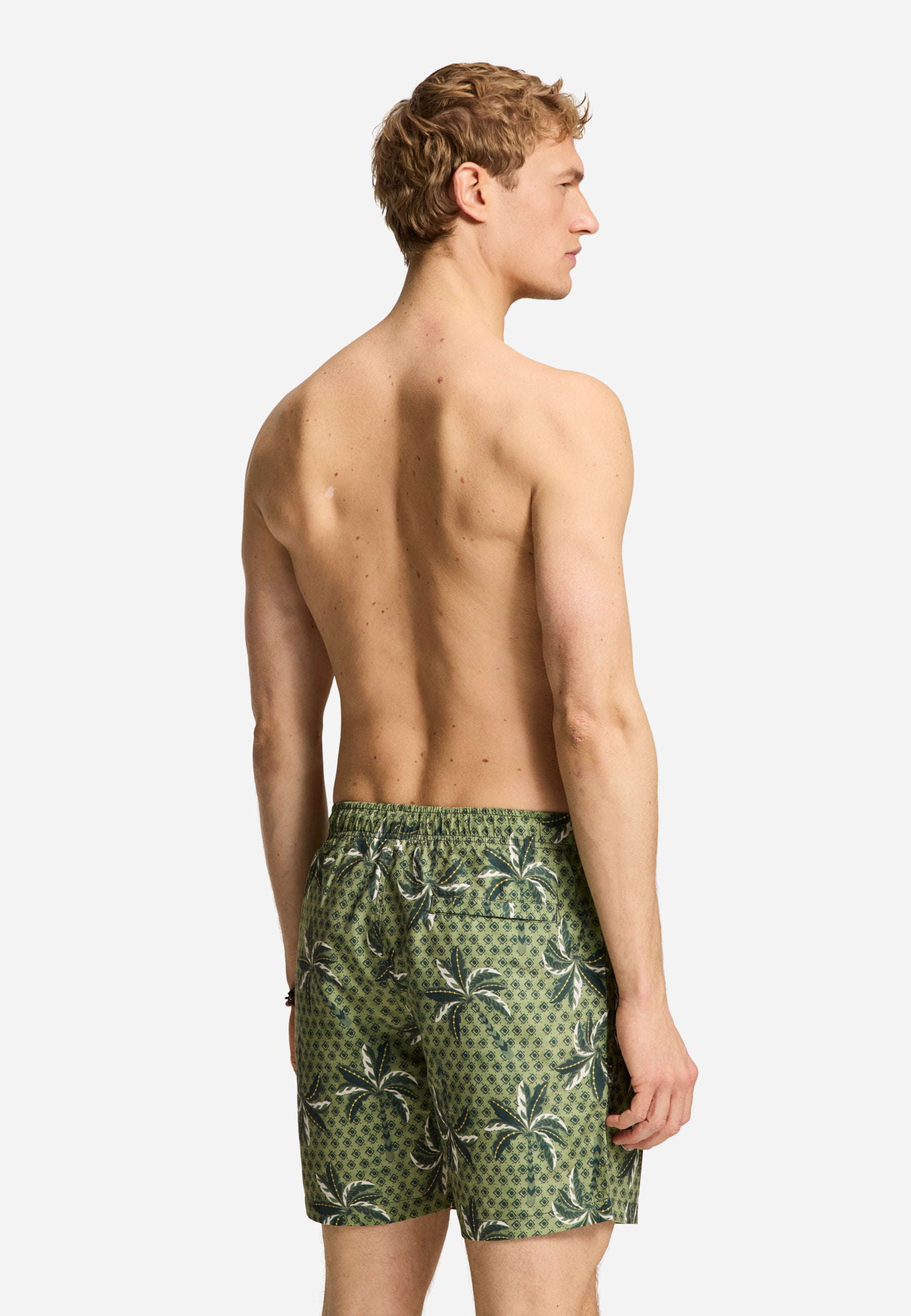 MAC swim shorts laguna palm | green