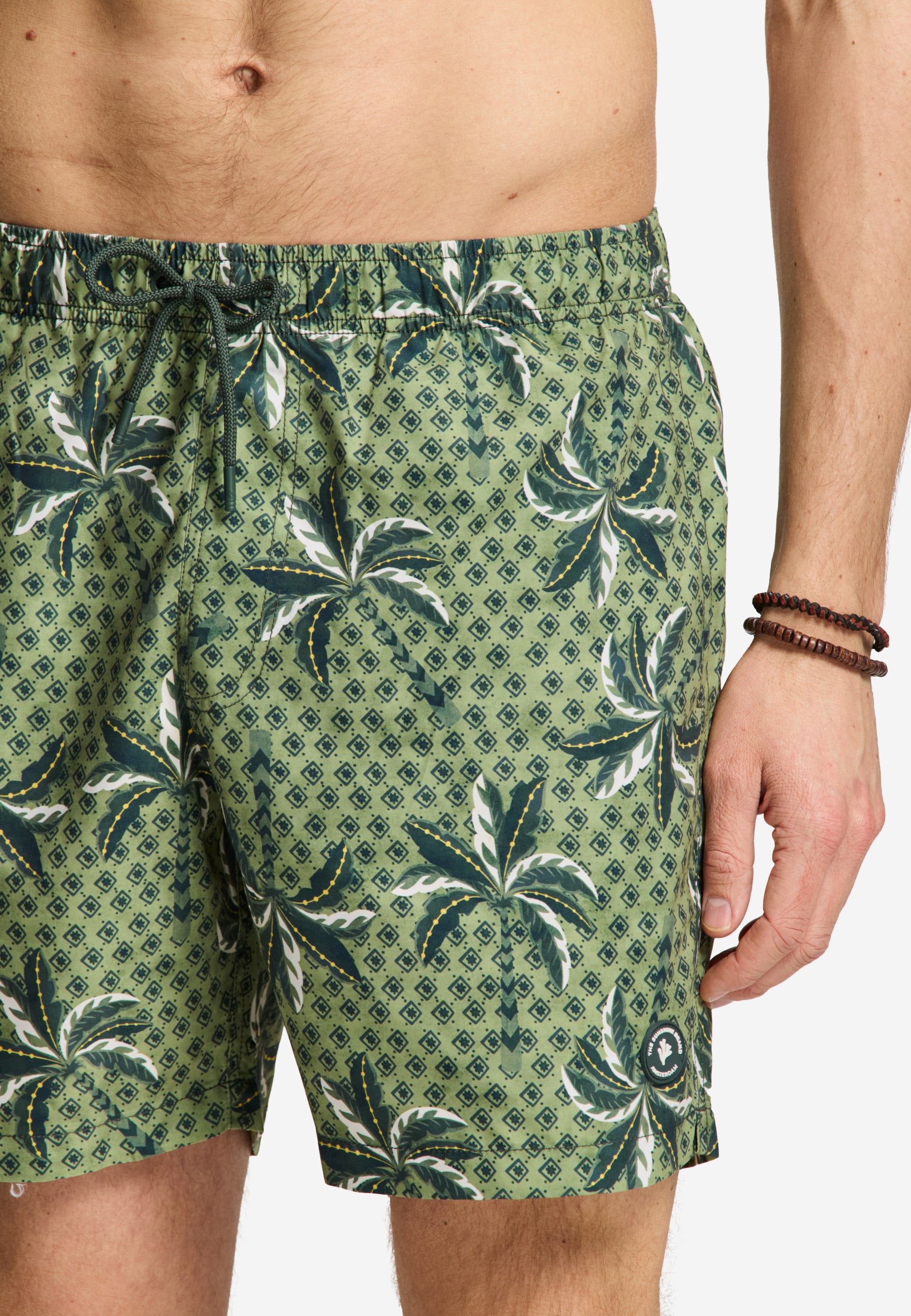 MAC swim shorts laguna palm | green