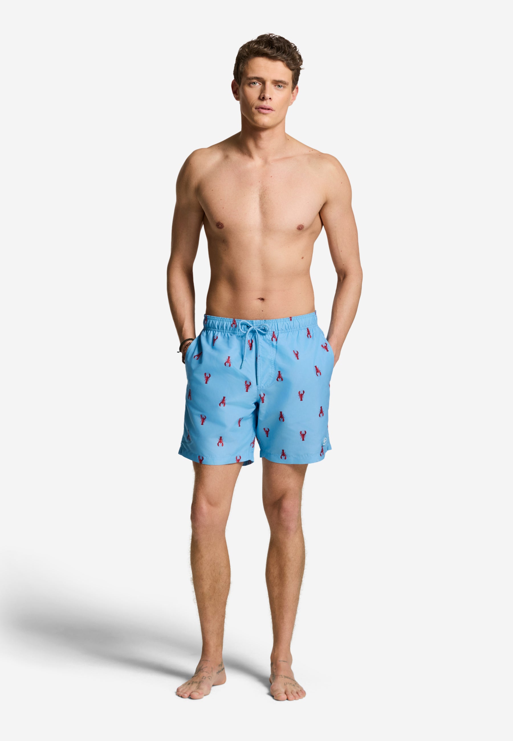 MIKE swim shorts lobster | blue harbor