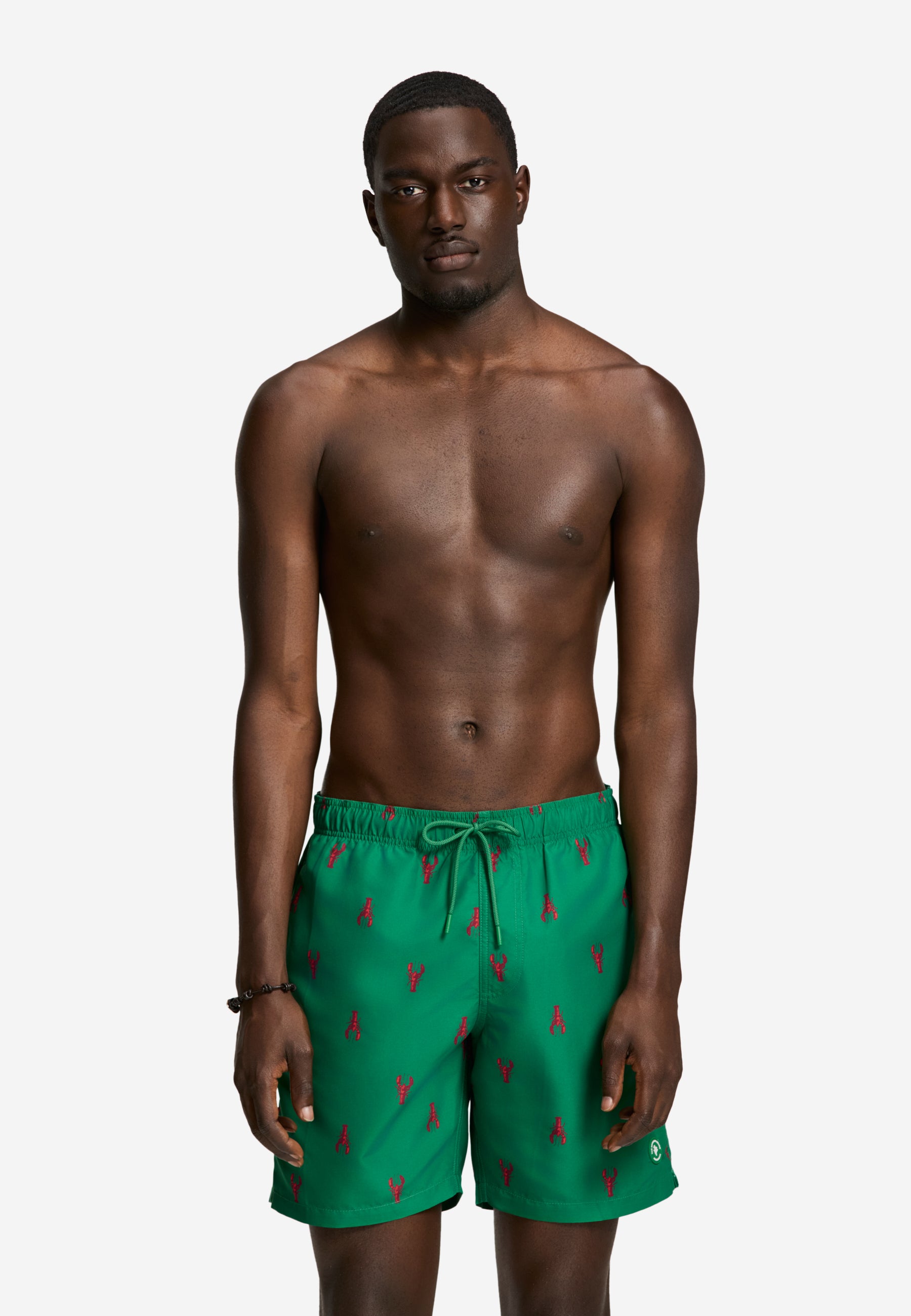 MIKE swim shorts lobster | green
