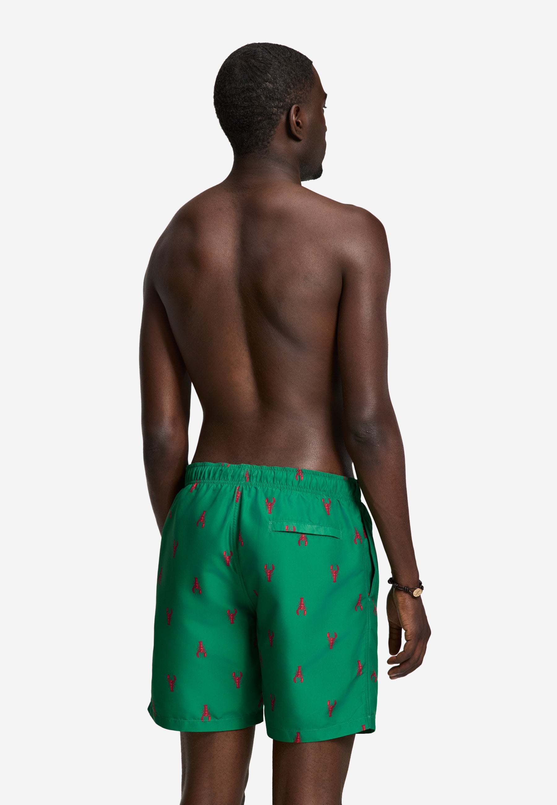 MIKE swim shorts lobster | green