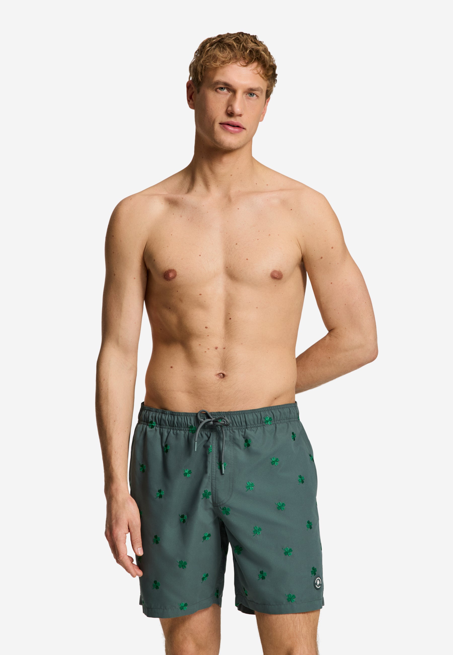 MIKE swim shorts clover | green smokey
