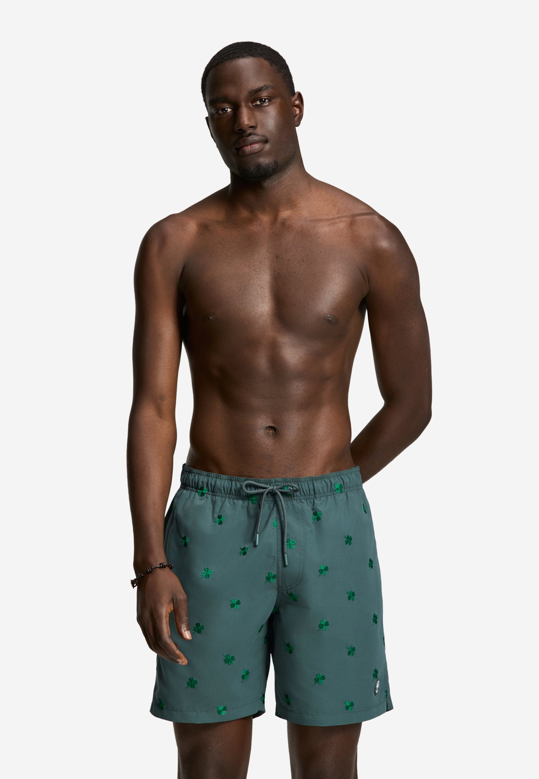 MIKE swim shorts clover | green smokey