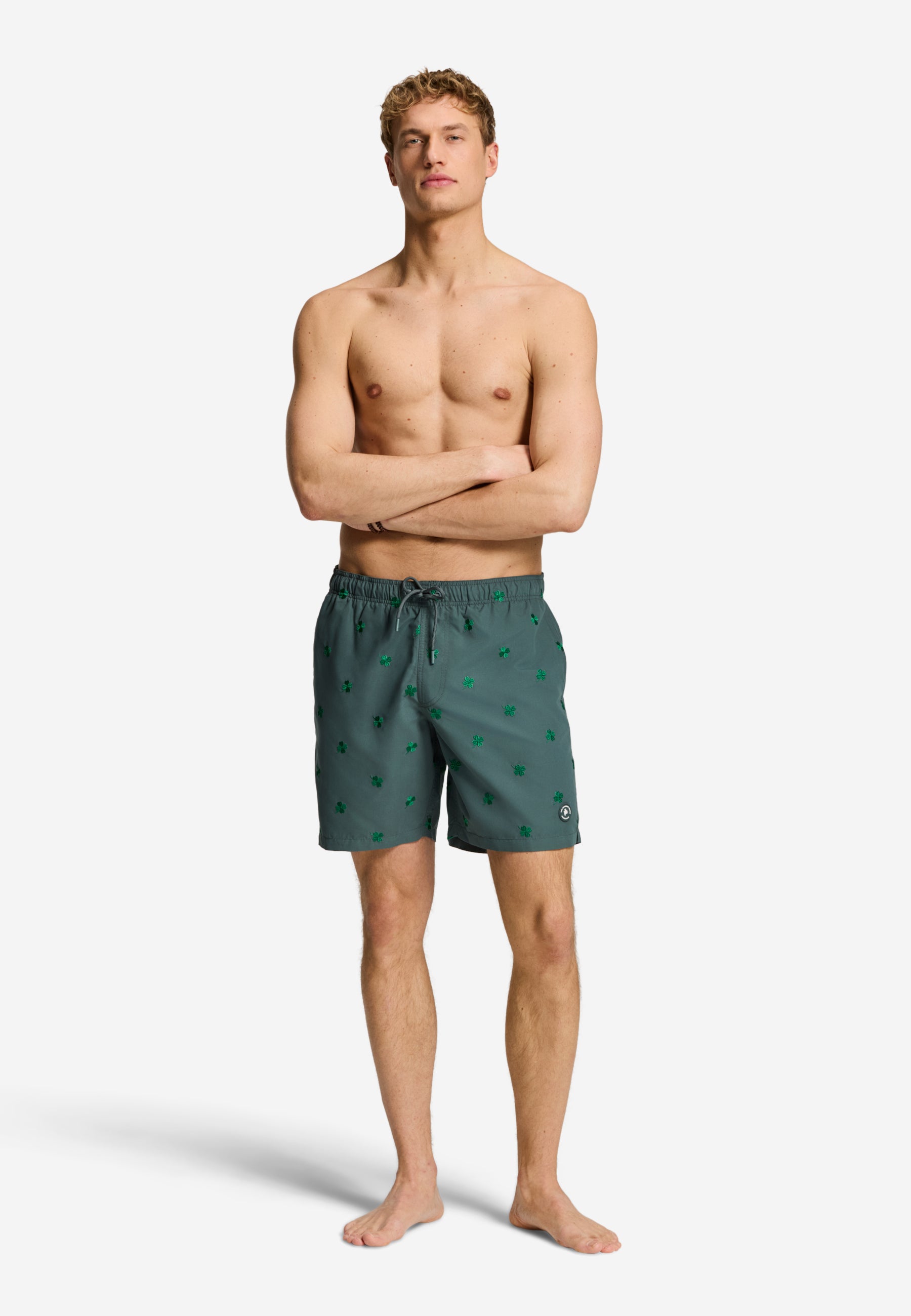 MIKE swim shorts clover | green smokey