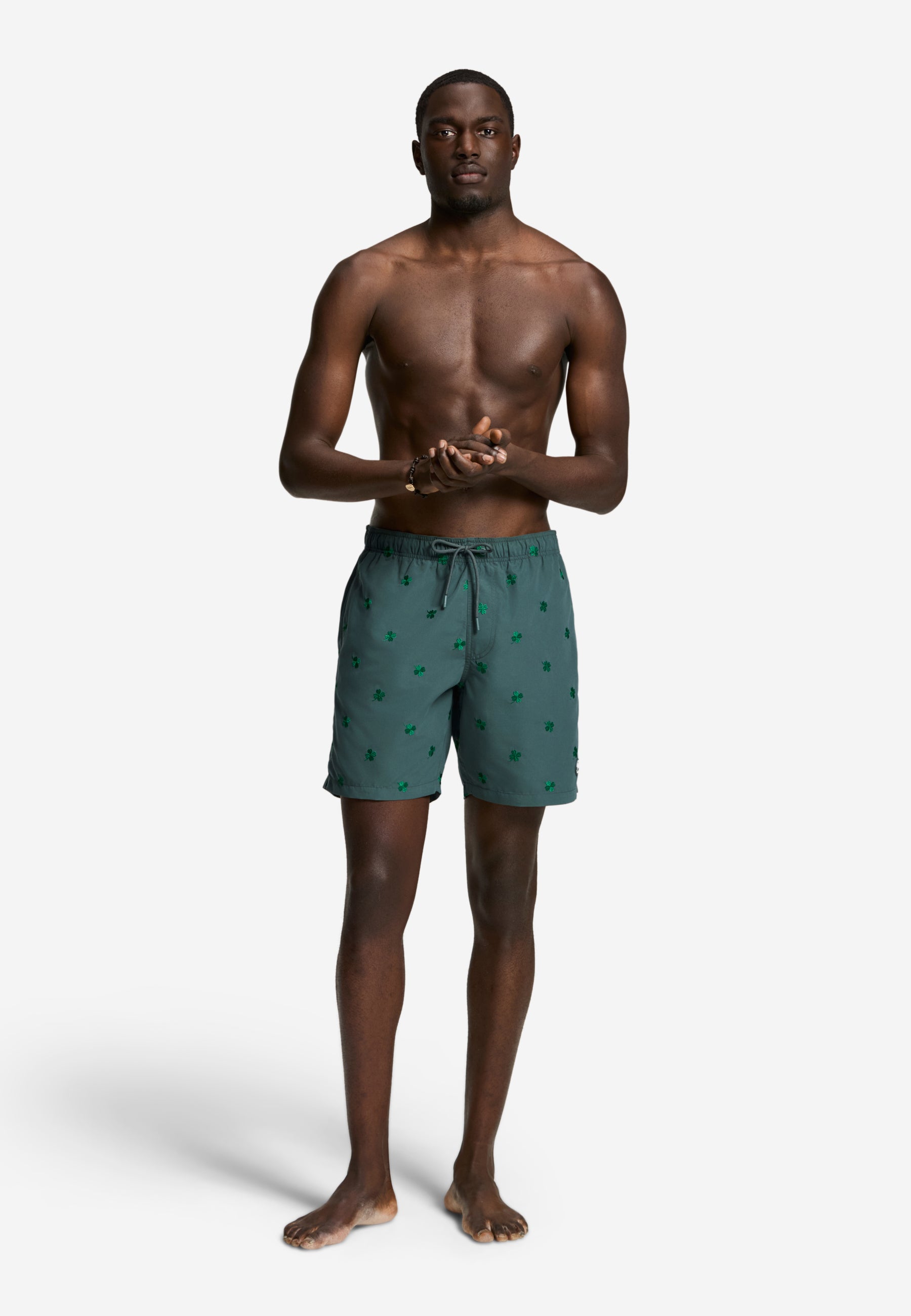 MIKE swim shorts clover | green smokey