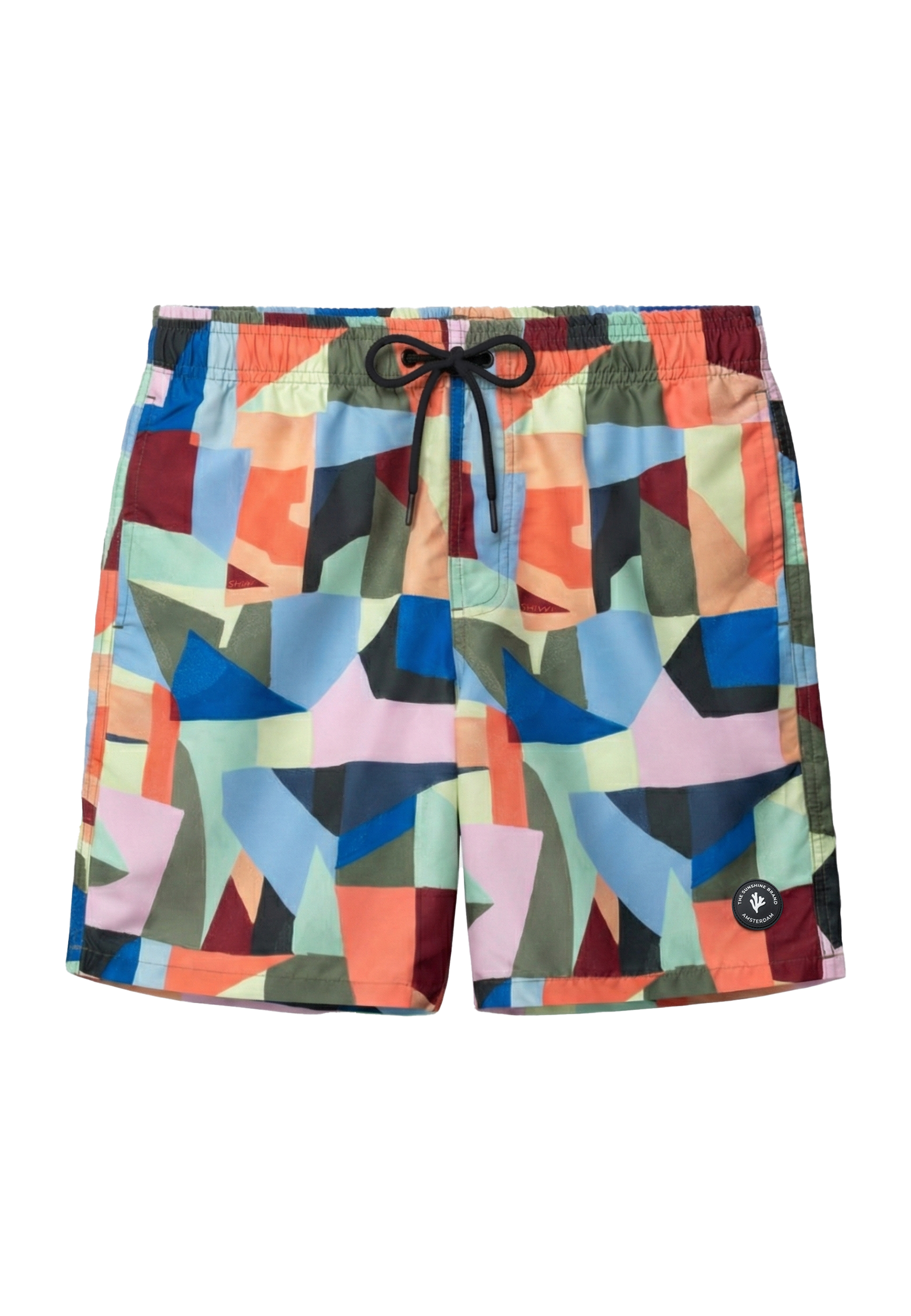 MIKE swim shorts multi art geo | multicolour