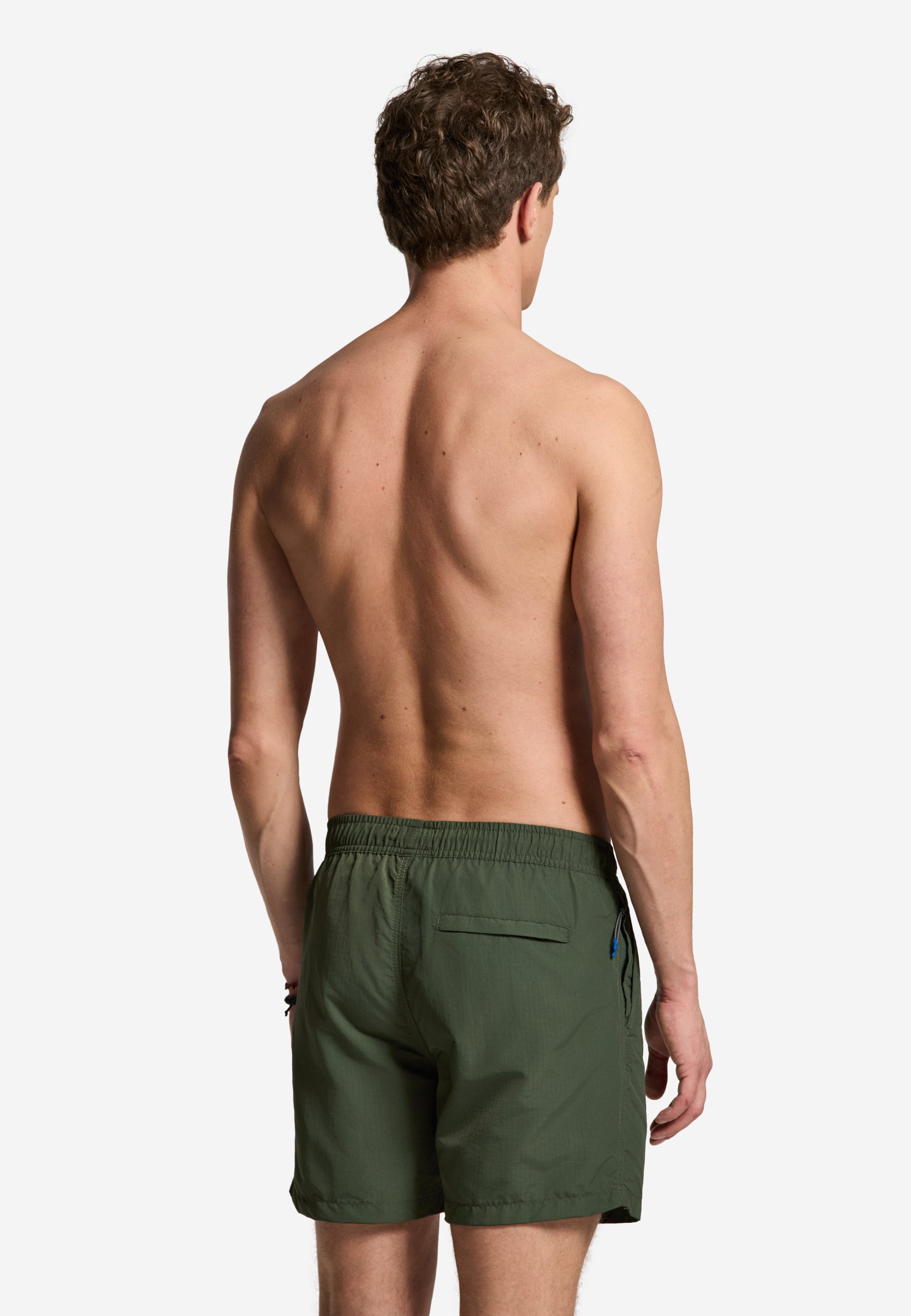 NATE QUICK DRY swim shorts ribstop | green leaf