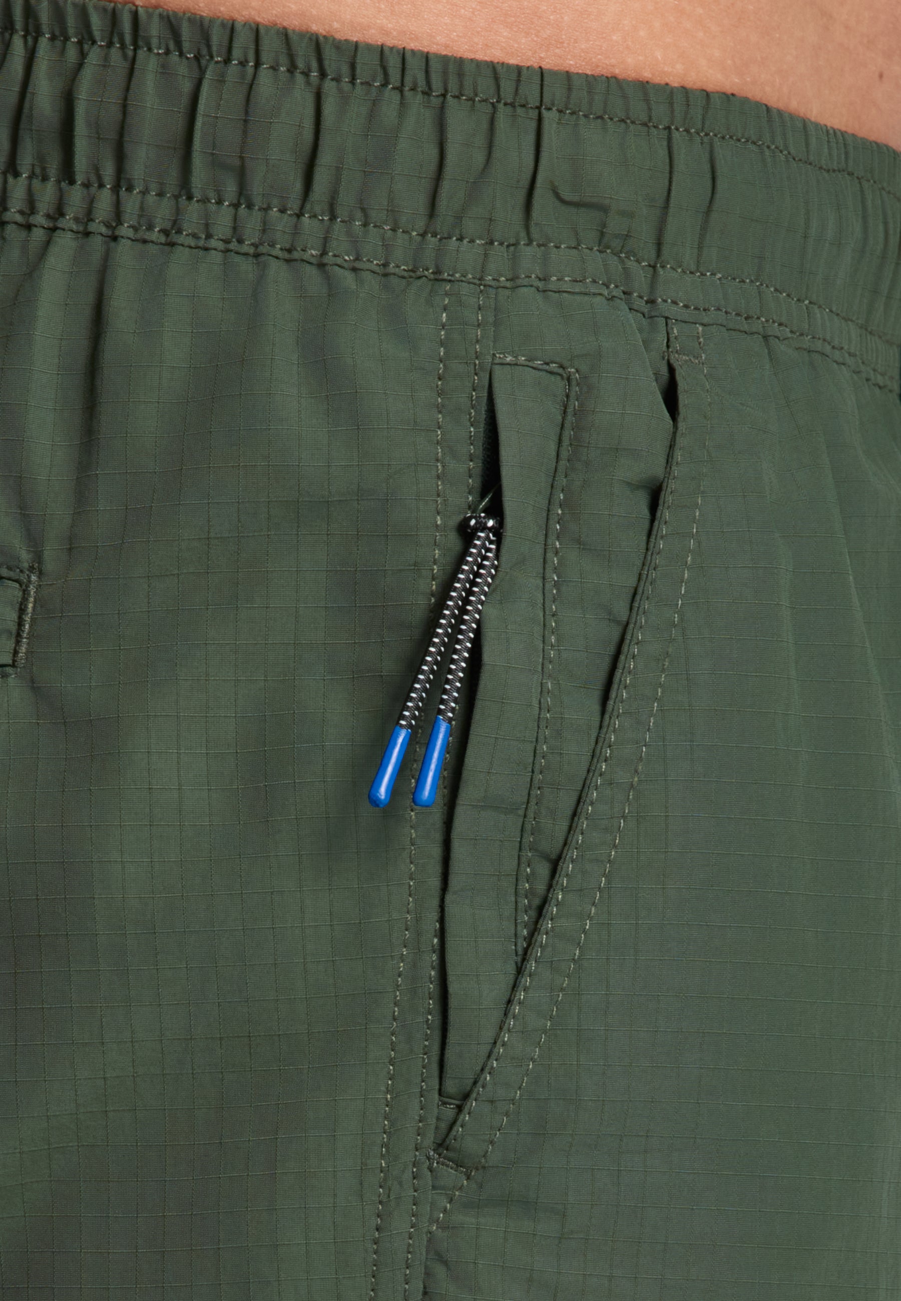 NATE QUICK DRY swim shorts ribstop | green leaf