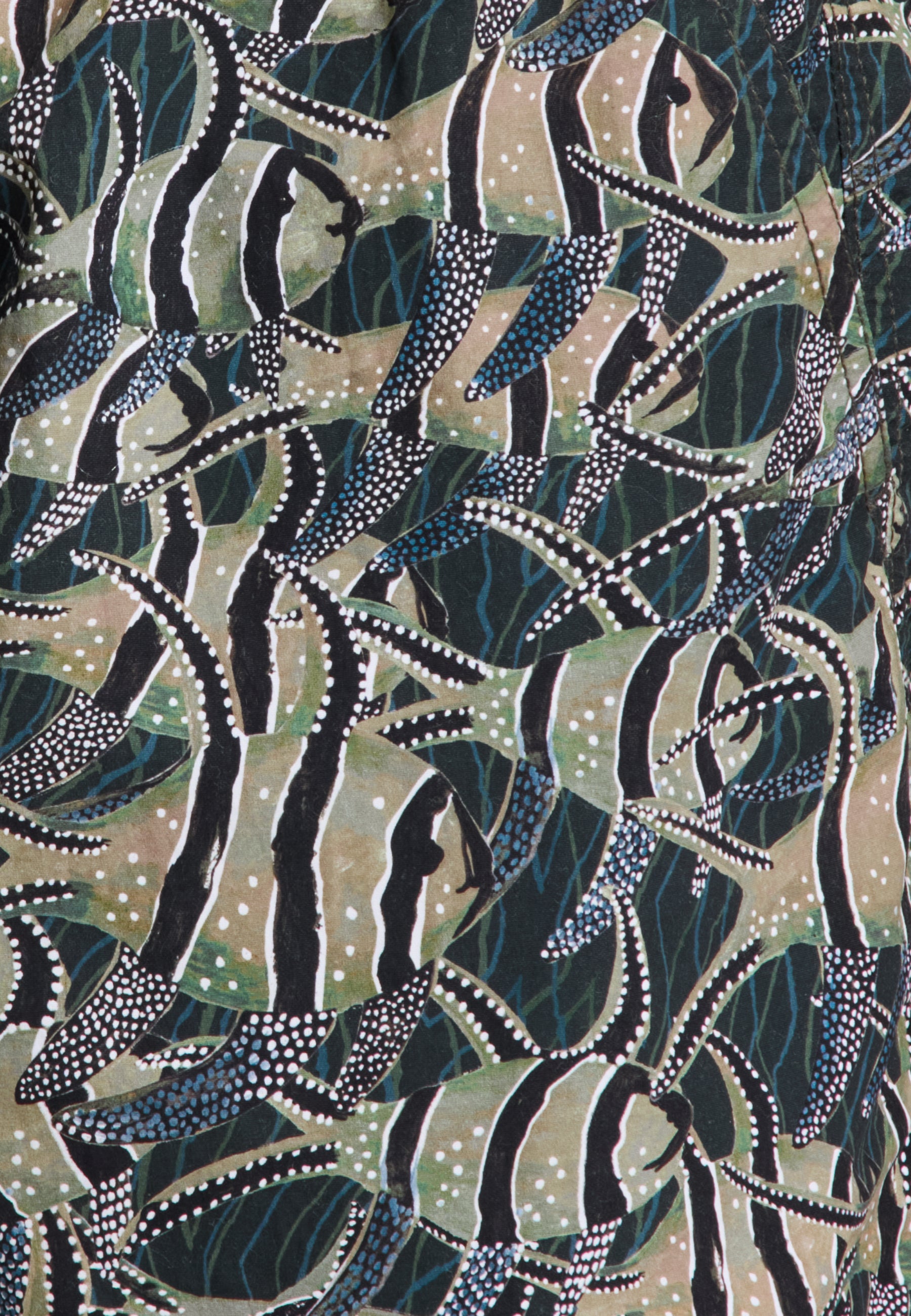 NATE QUICK DRY swim shorts angle fish | beige - Shiwi