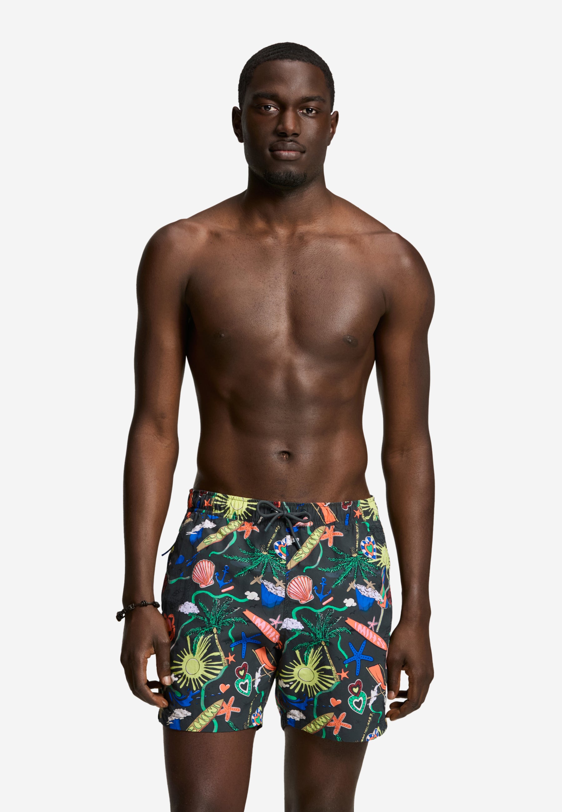 NATE QUICK DRY swim shorts shiwi scène | black cove