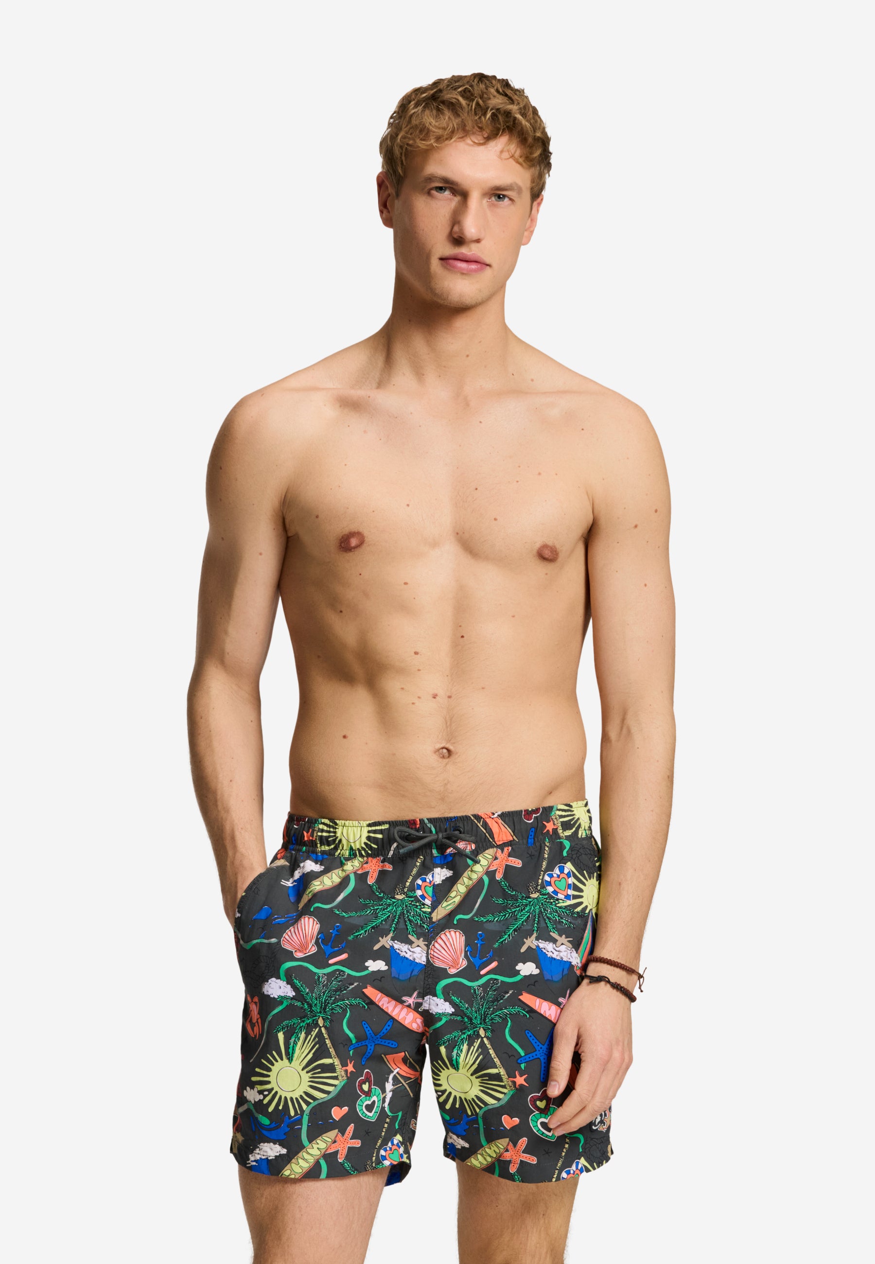 NATE QUICK DRY swim shorts shiwi scène | black cove