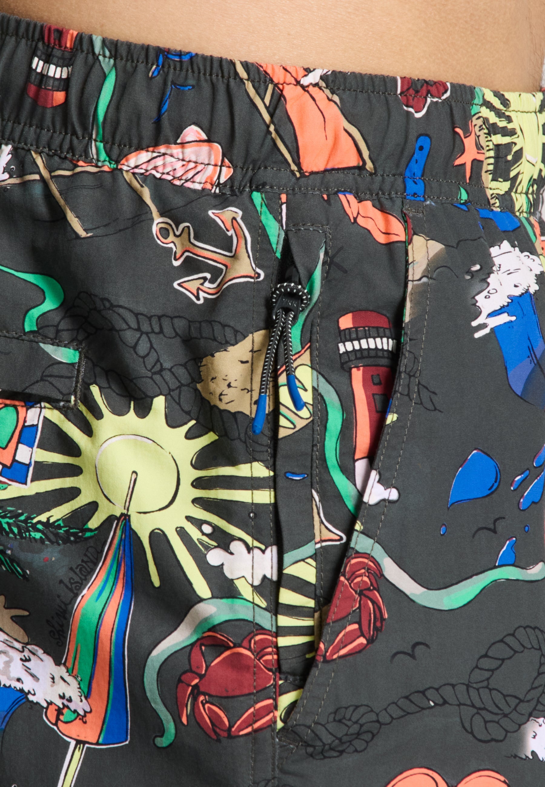 NATE QUICK DRY swim shorts shiwi scène | black cove