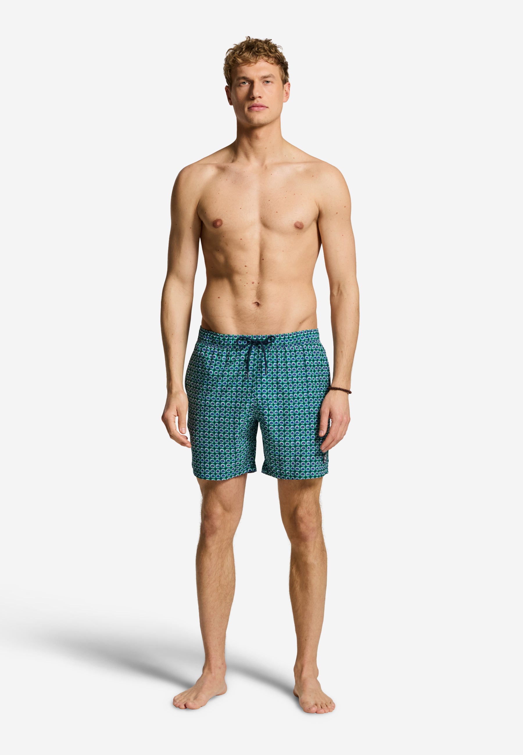SCOTT STRETCH swim shorts batik lotus | green canopy