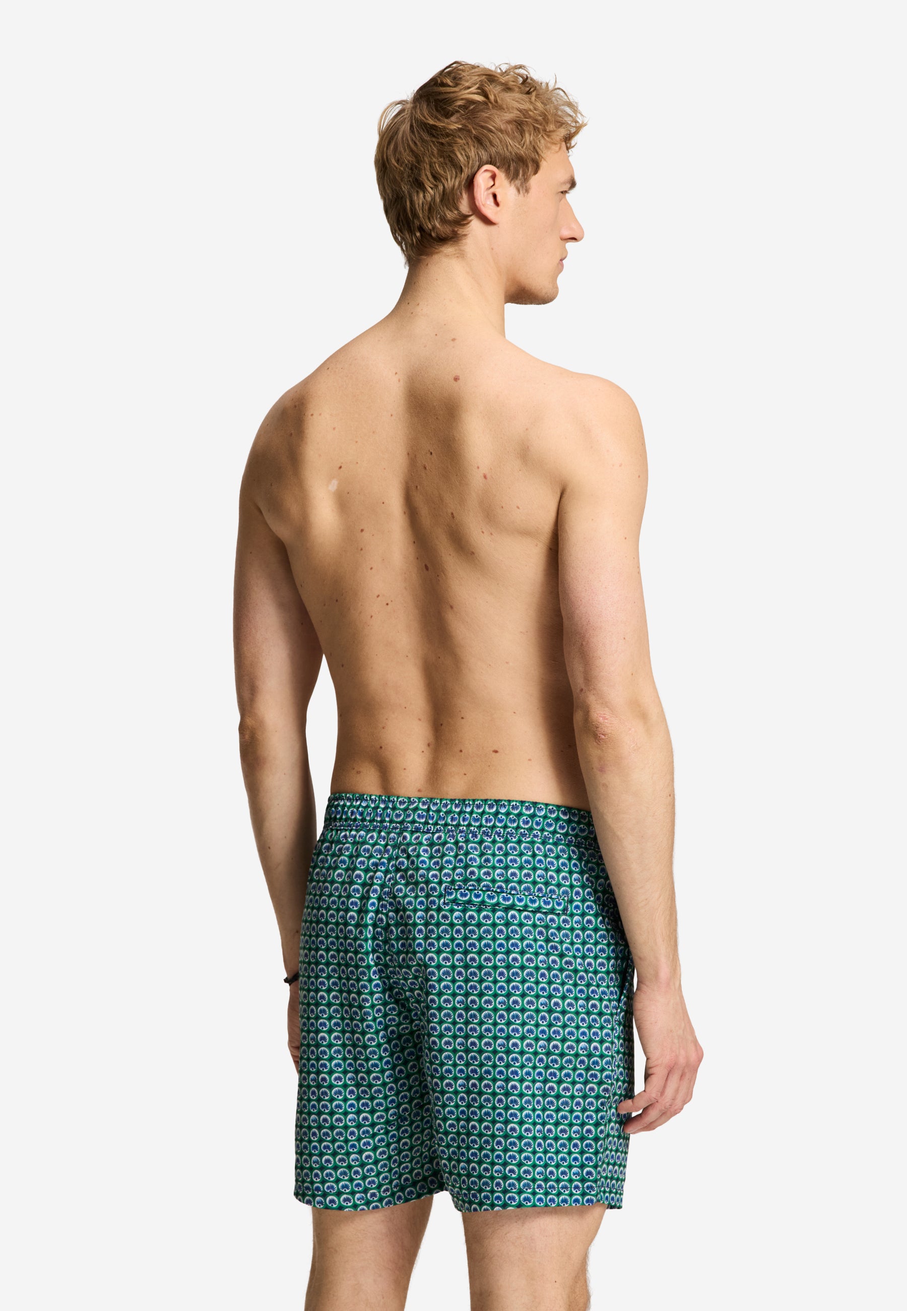 SCOTT STRETCH swim shorts batik lotus | green canopy