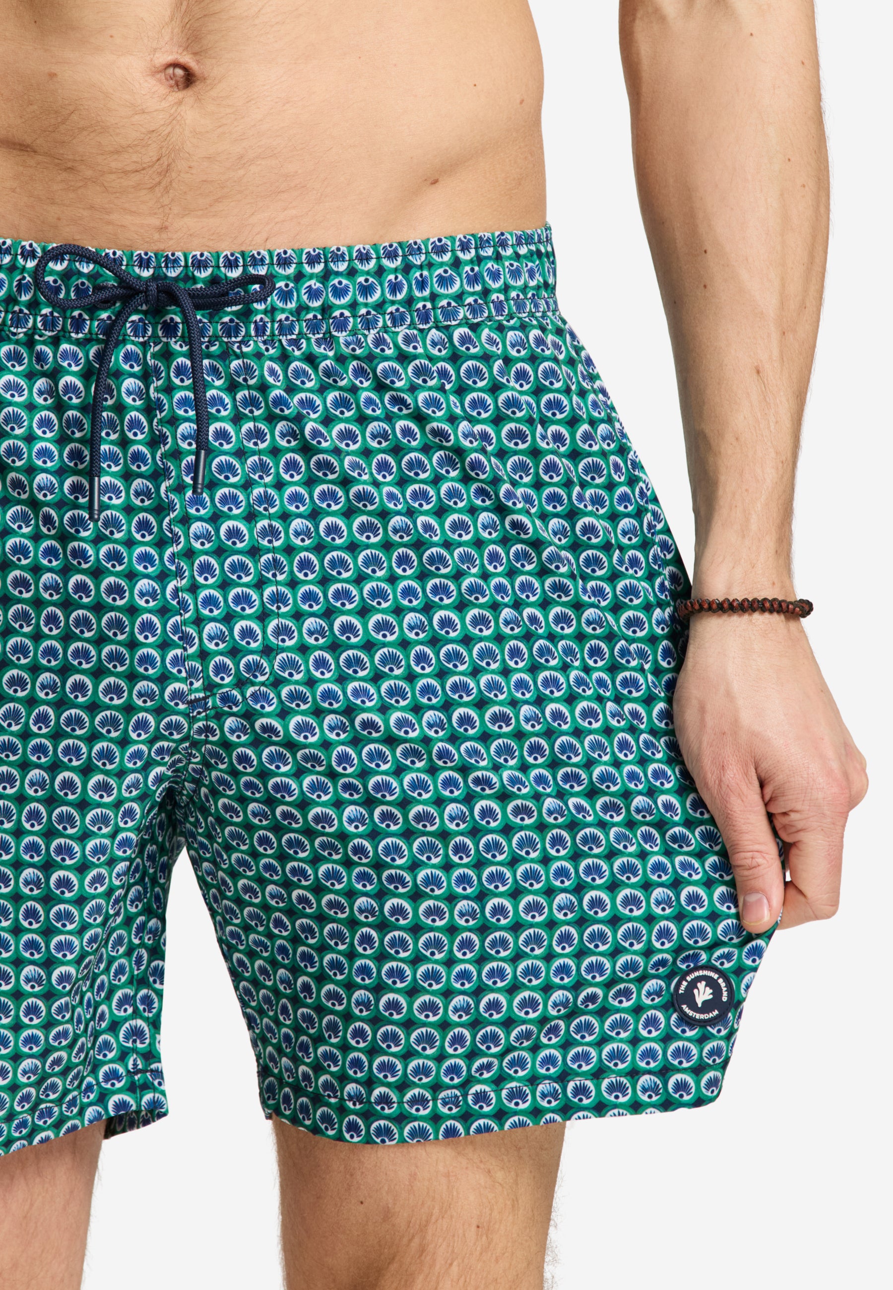 SCOTT STRETCH swim shorts batik lotus | green canopy